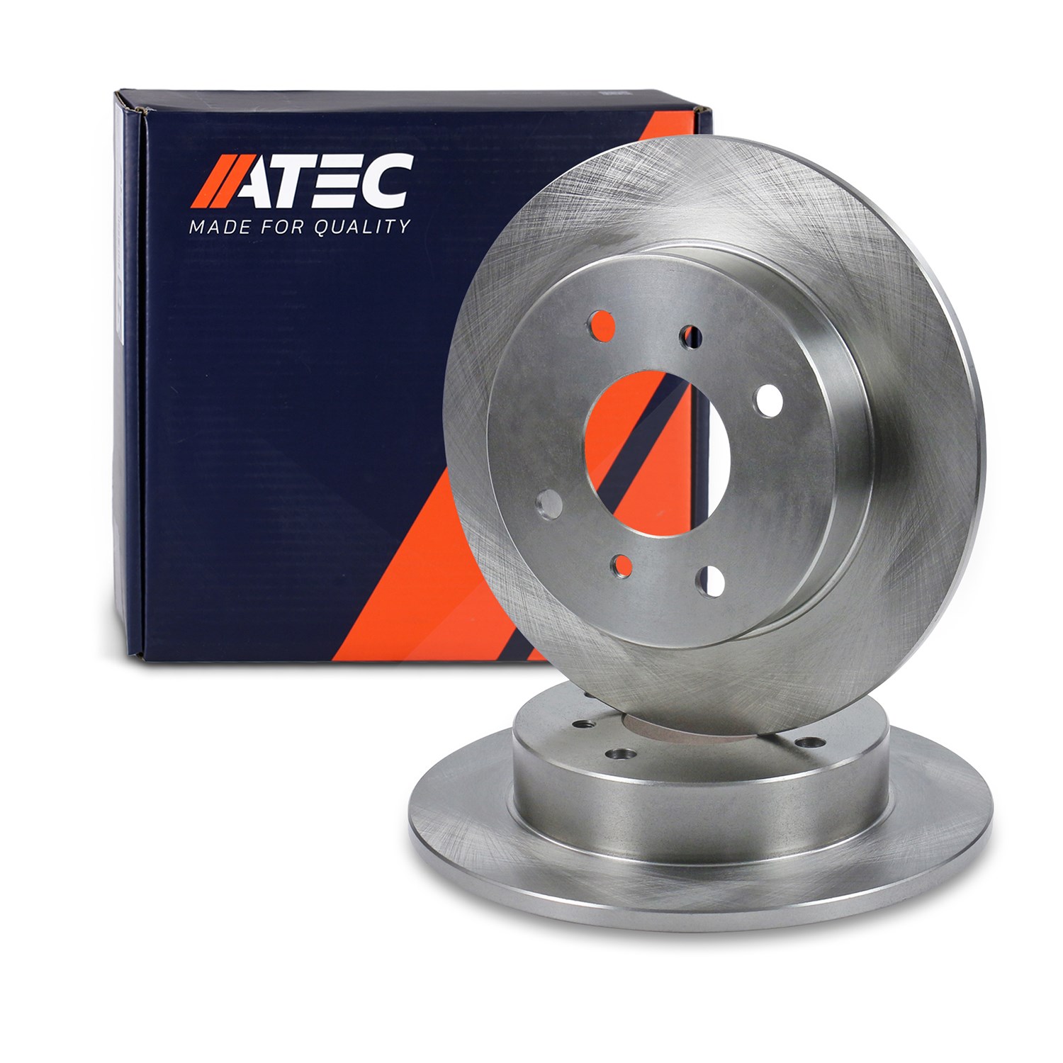 Atec Bremsscheibe Hinterachse Voll [Hersteller-Nr. 10600184] für Nissan