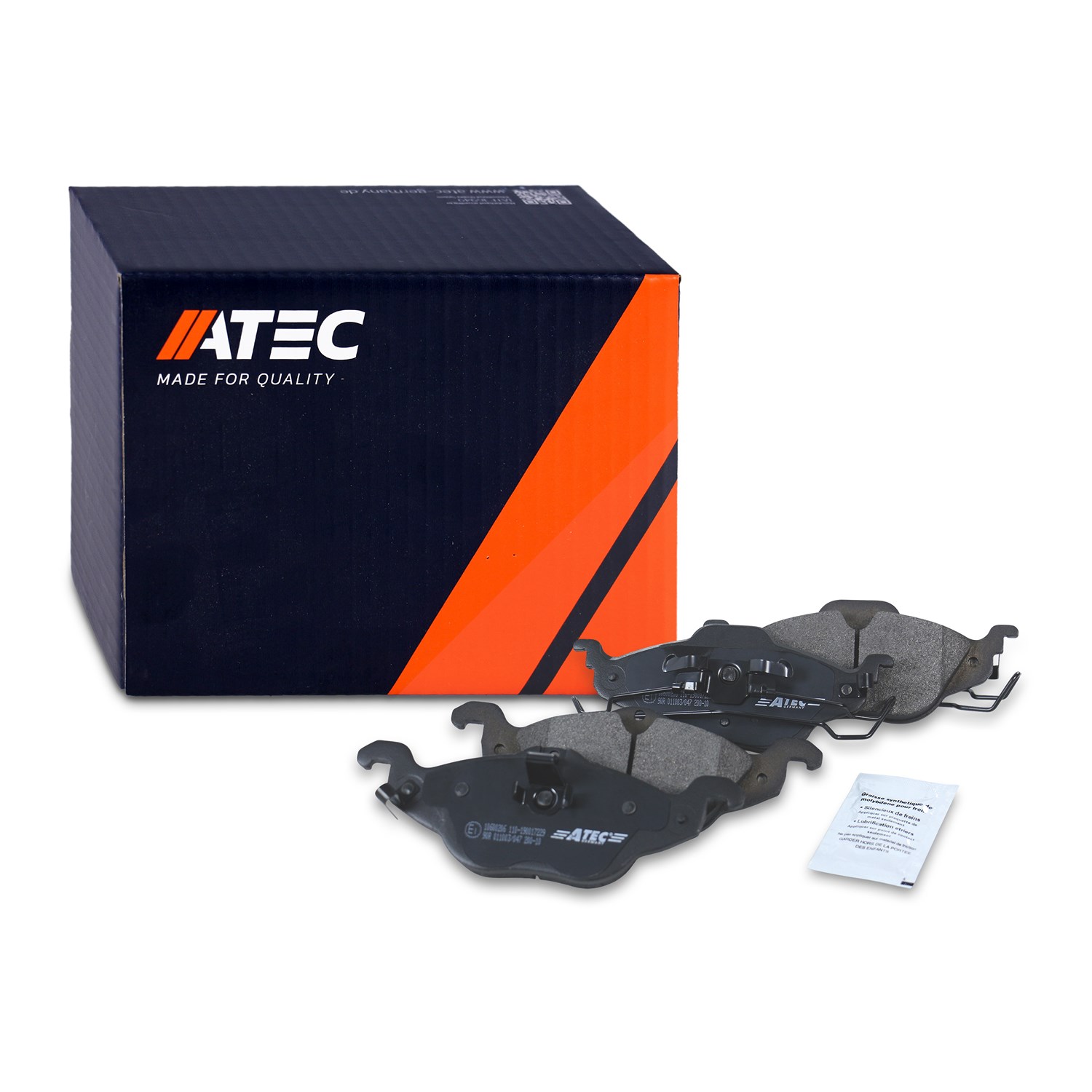 Atec Bremsbeläge vorne (Satz) [Hersteller-Nr. 10600206] für Vauxhall, Opel