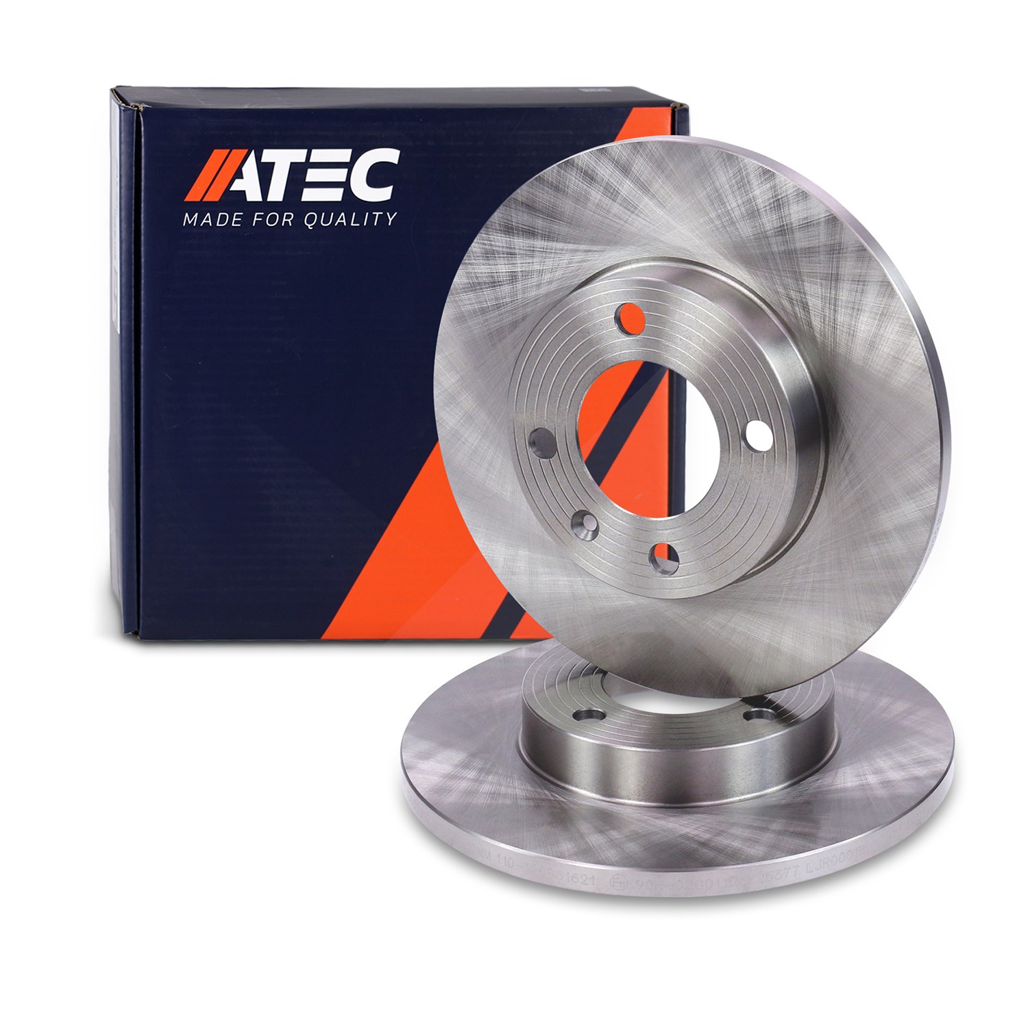 Atec Bremsscheibe Vorderachse Voll [Hersteller-Nr. 10600210] für VW, Audi, Seat
