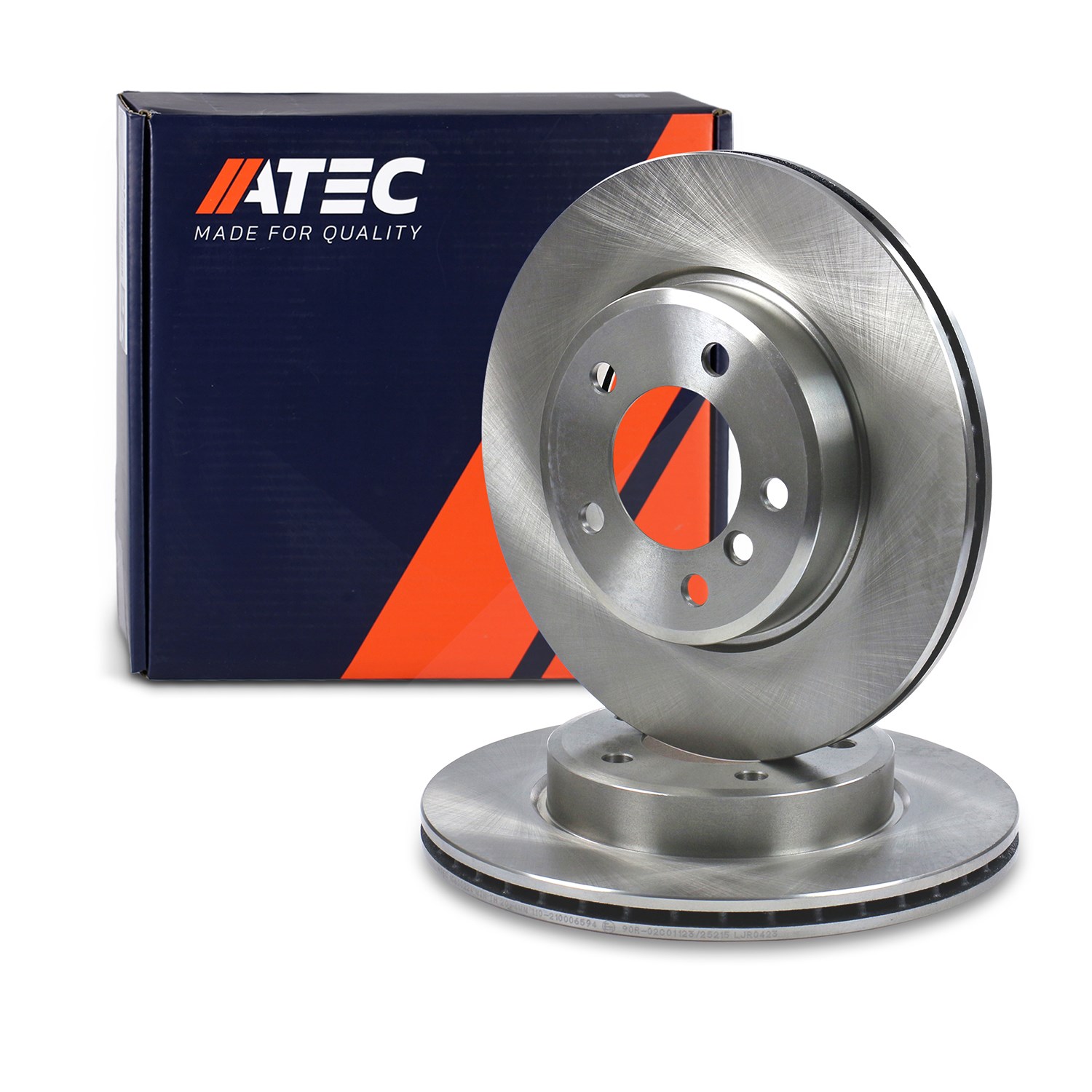 Atec Bremsscheiben Vorderachse Belüftet [Hersteller-Nr. 10600224] für BMW