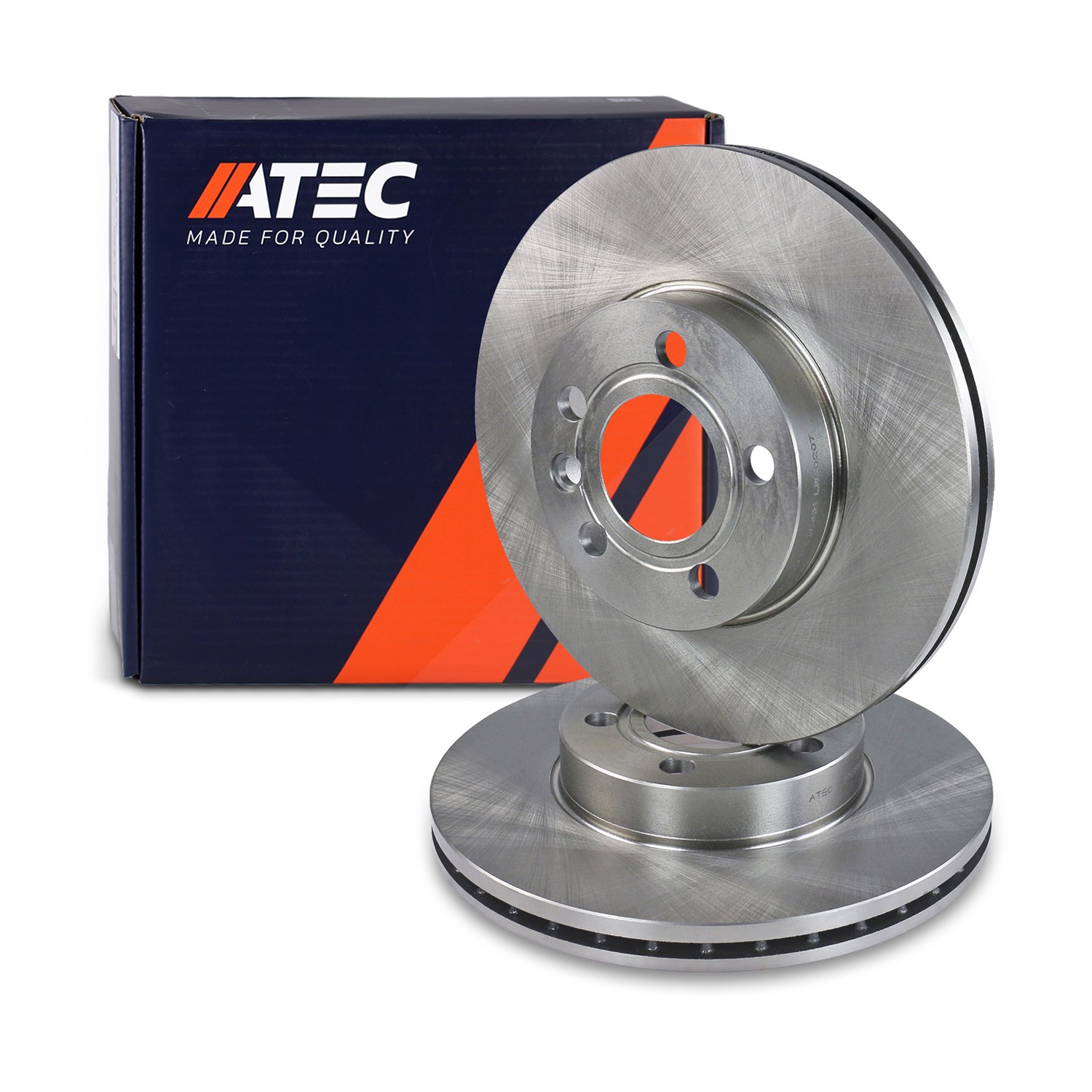 Atec Bremsscheibe Vorderachse Belüftet [Hersteller-Nr. 10600330] für Seat, Ford, VW
