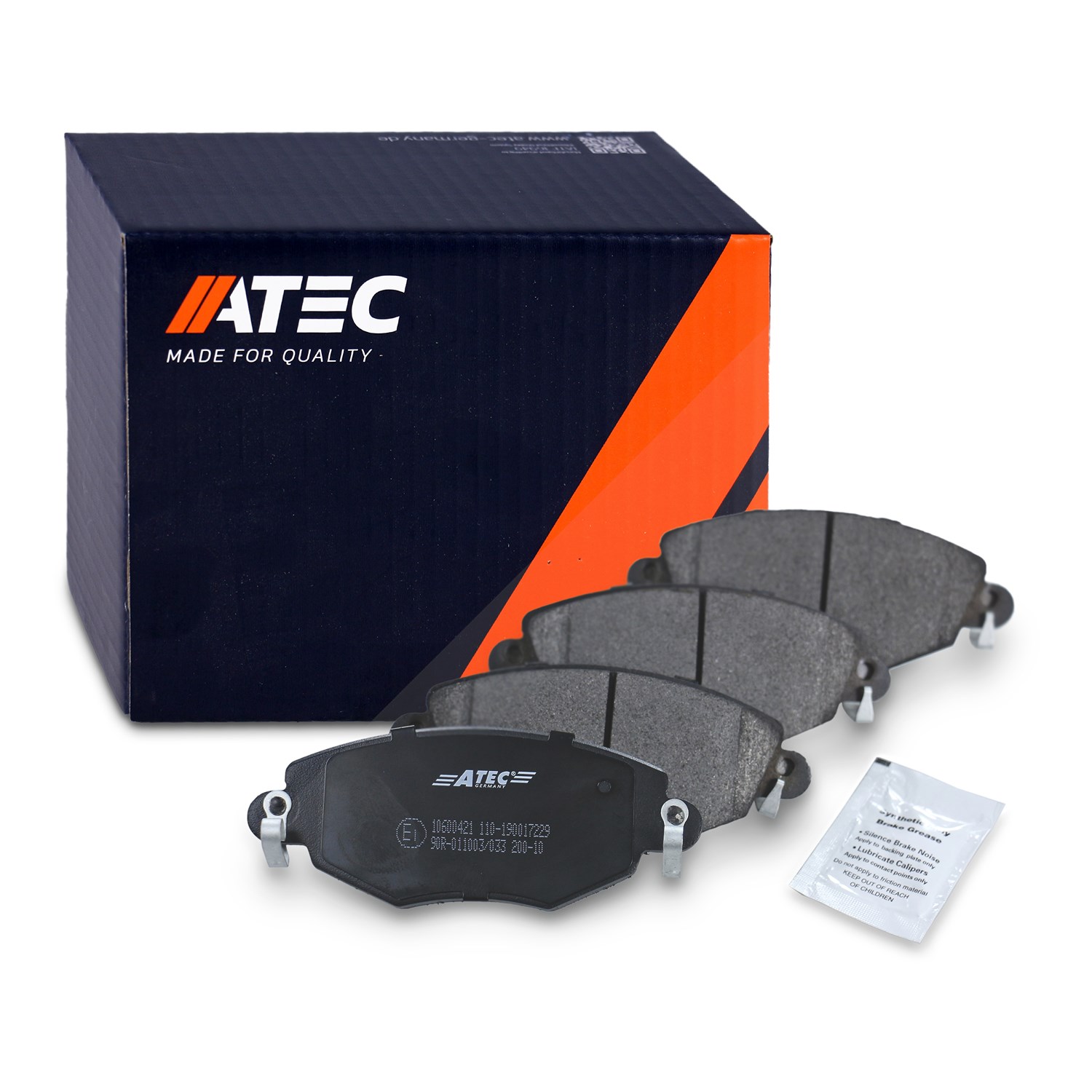 Atec Bremsbeläge vorne (Satz) [Hersteller-Nr. 10600421] für Jaguar, Ford