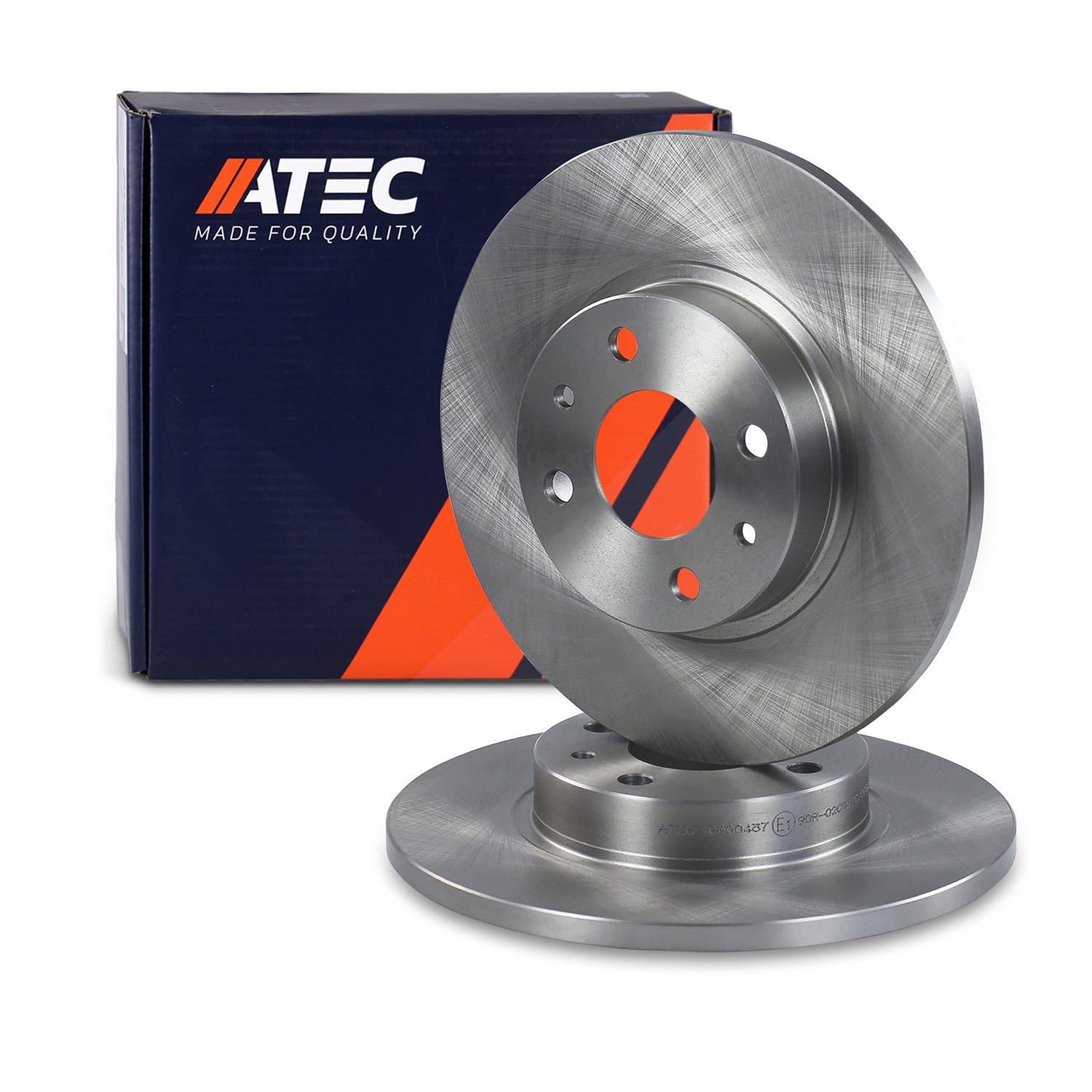 Atec Bremsscheibe Vorderachse Voll [Hersteller-Nr. 10600437] für Lancia, Fiat, Alfa Romeo