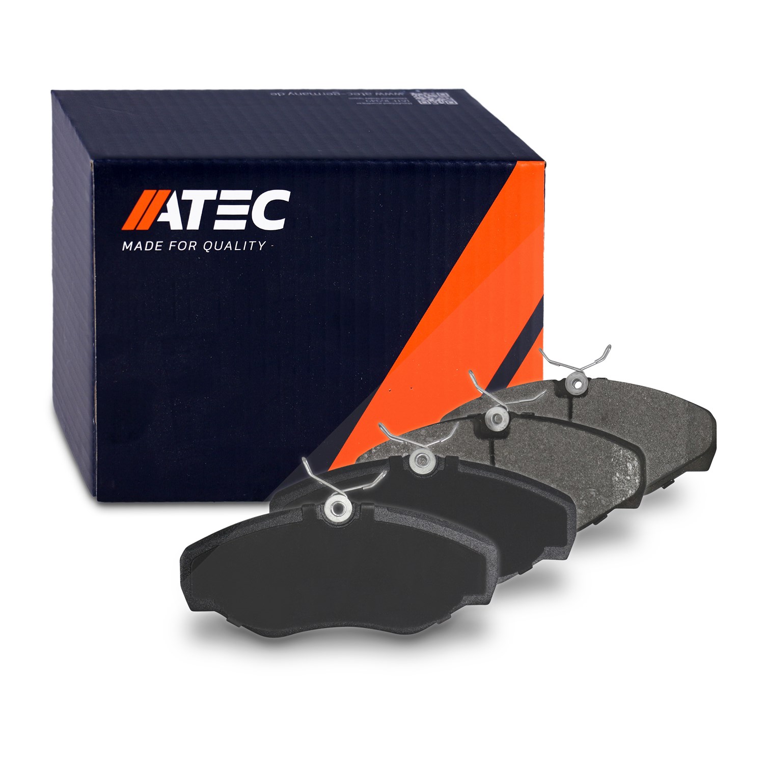 Atec Bremsbeläge vorne (Satz) [Hersteller-Nr. 10600466] für Nissan, Opel, Renault, Vauxhall