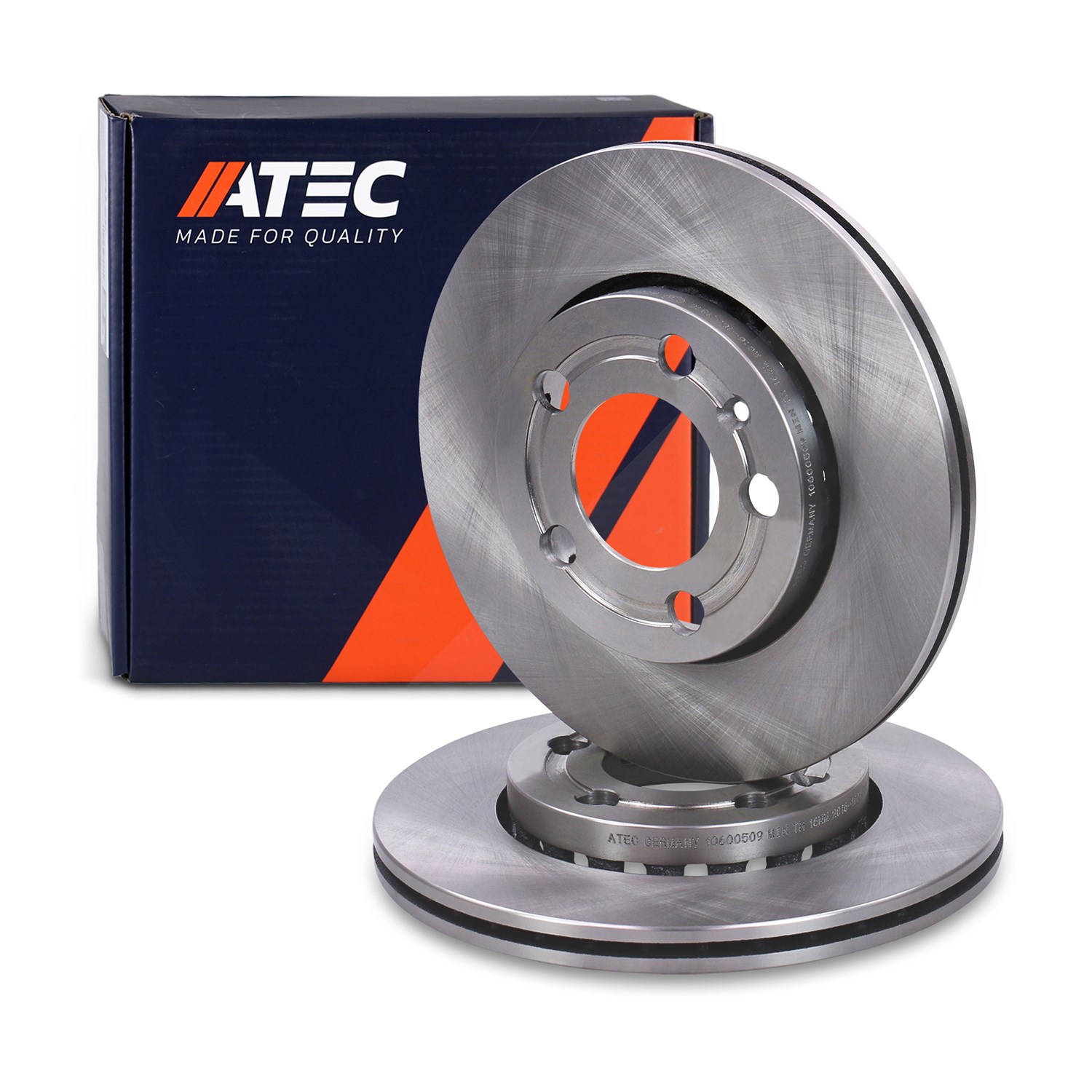 Atec Bremsscheibe Vorderachse Belüftet Ø239 [Hersteller-Nr. 10600509] für Skoda, VW