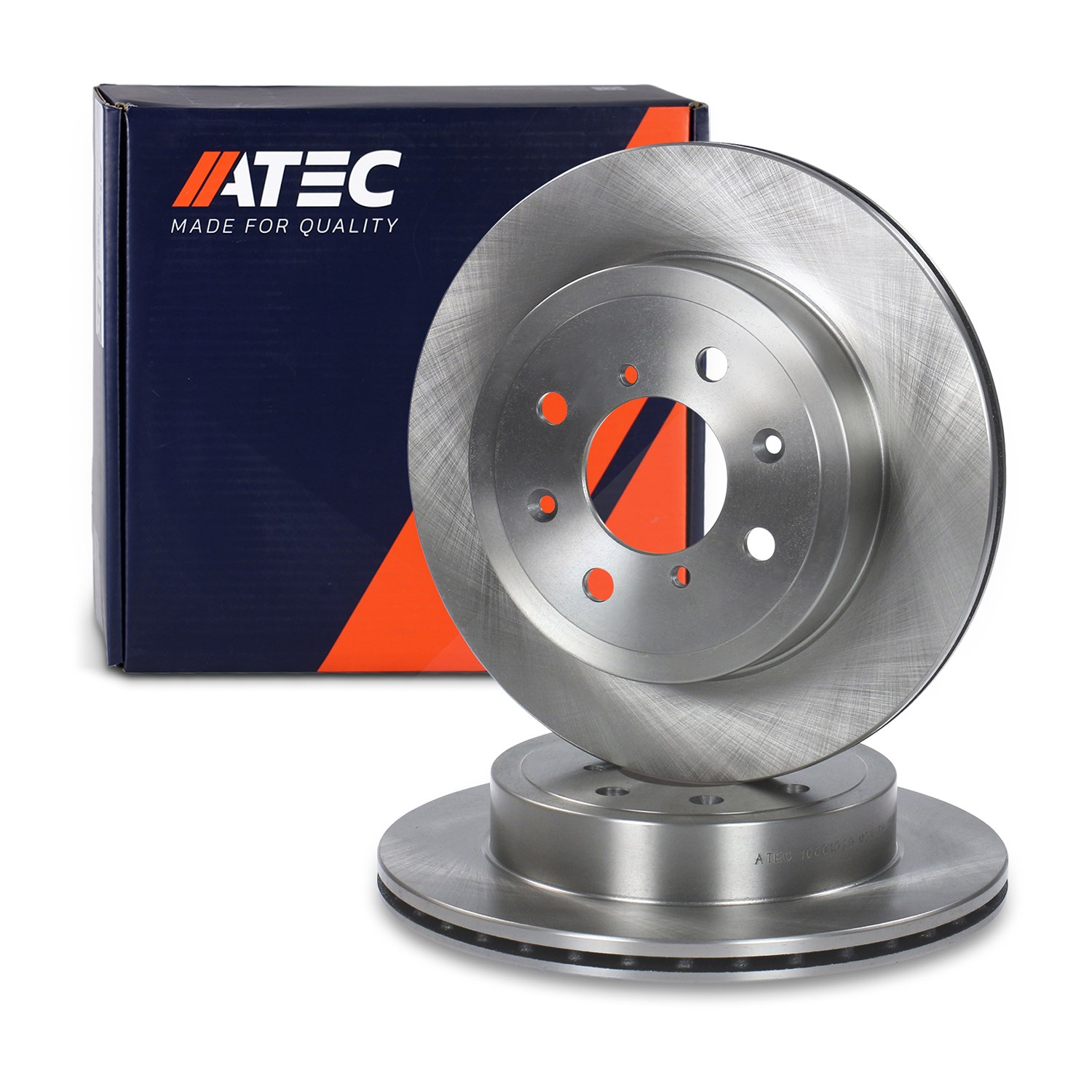 Atec Bremsscheibe Vorderachse BELÜFTET [Hersteller-Nr. 10601070] für Vauxhall, Suzuki, Opel, Subaru