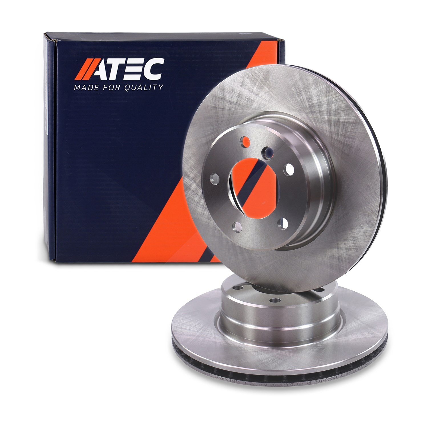 Atec Bremsscheibe Vorderachse Belüftet [Hersteller-Nr. 10601191] für BMW