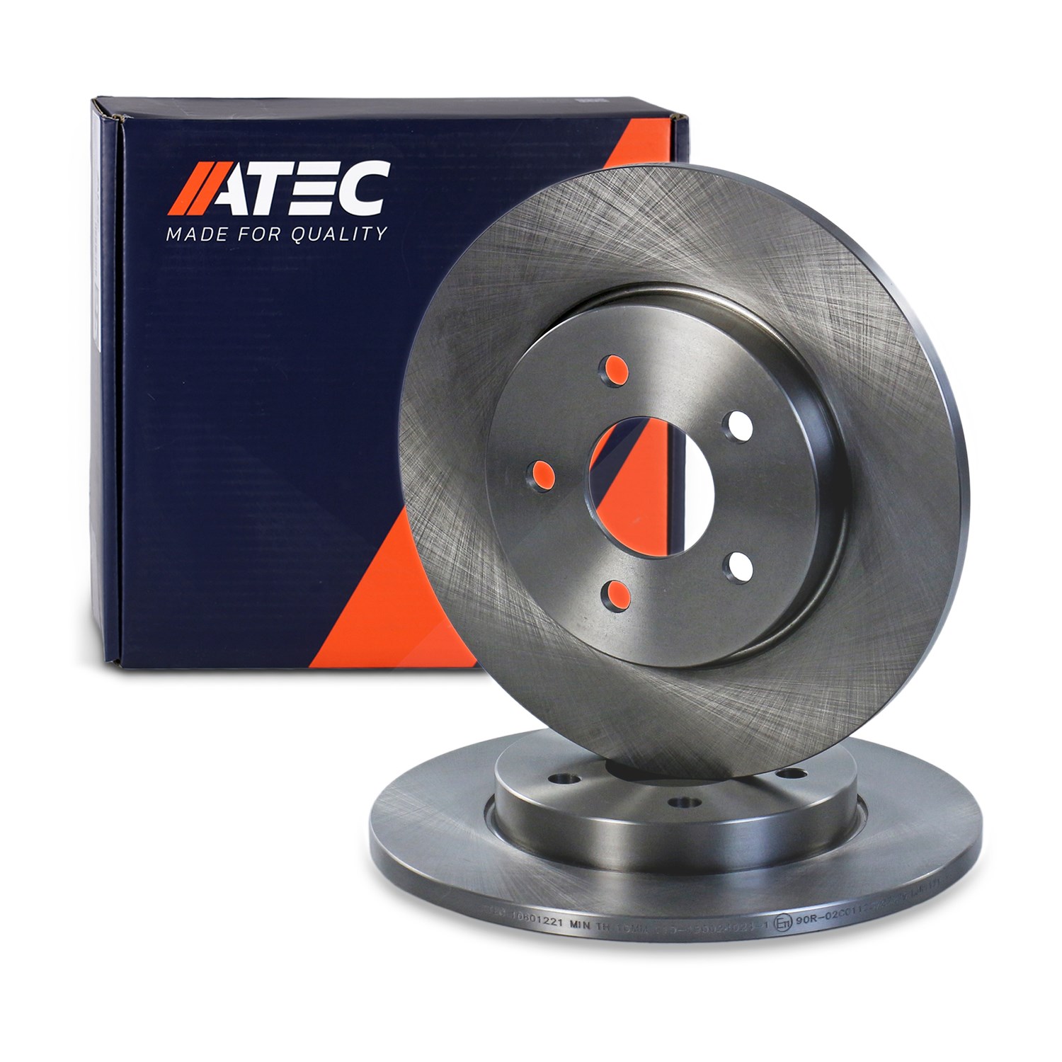 Atec Bremsscheibe Hinterachse Voll [Hersteller-Nr. 10601221] für Ford, Jaguar