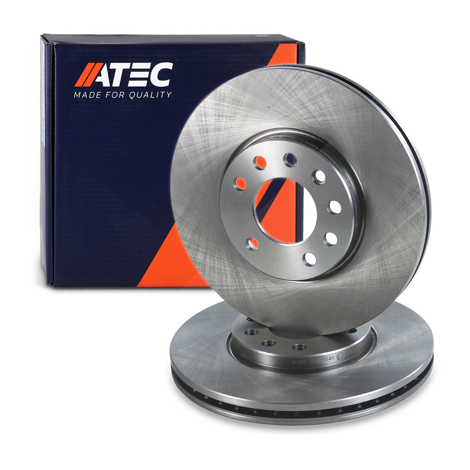 Atec Bremsscheibe Vorderachse Belüftet [Hersteller-Nr. 10601242] für Opel, Vauxhall, Saab, Fiat