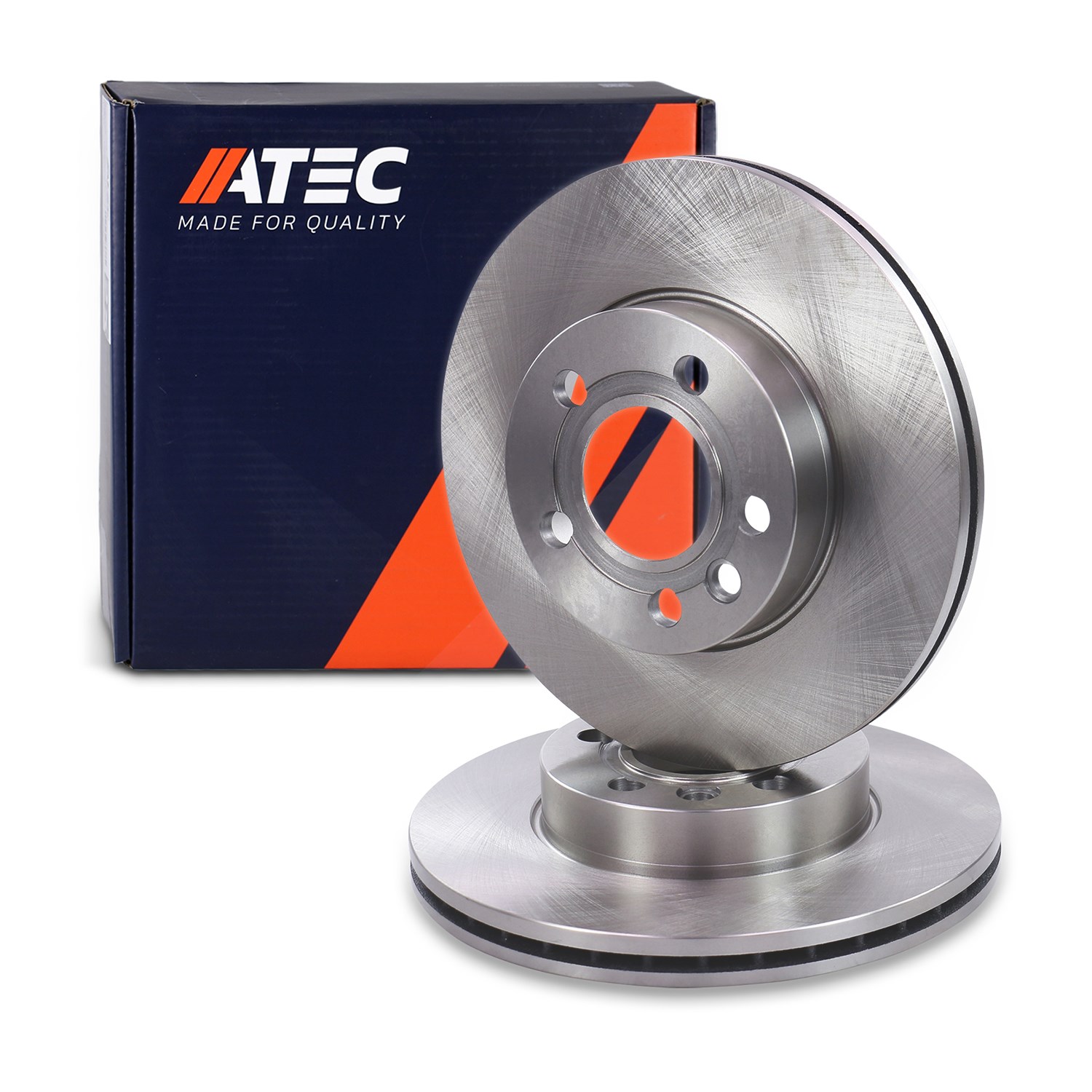Atec Bremsscheiben Vorderachse BELÜFTET [Hersteller-Nr. 10601273] für VW