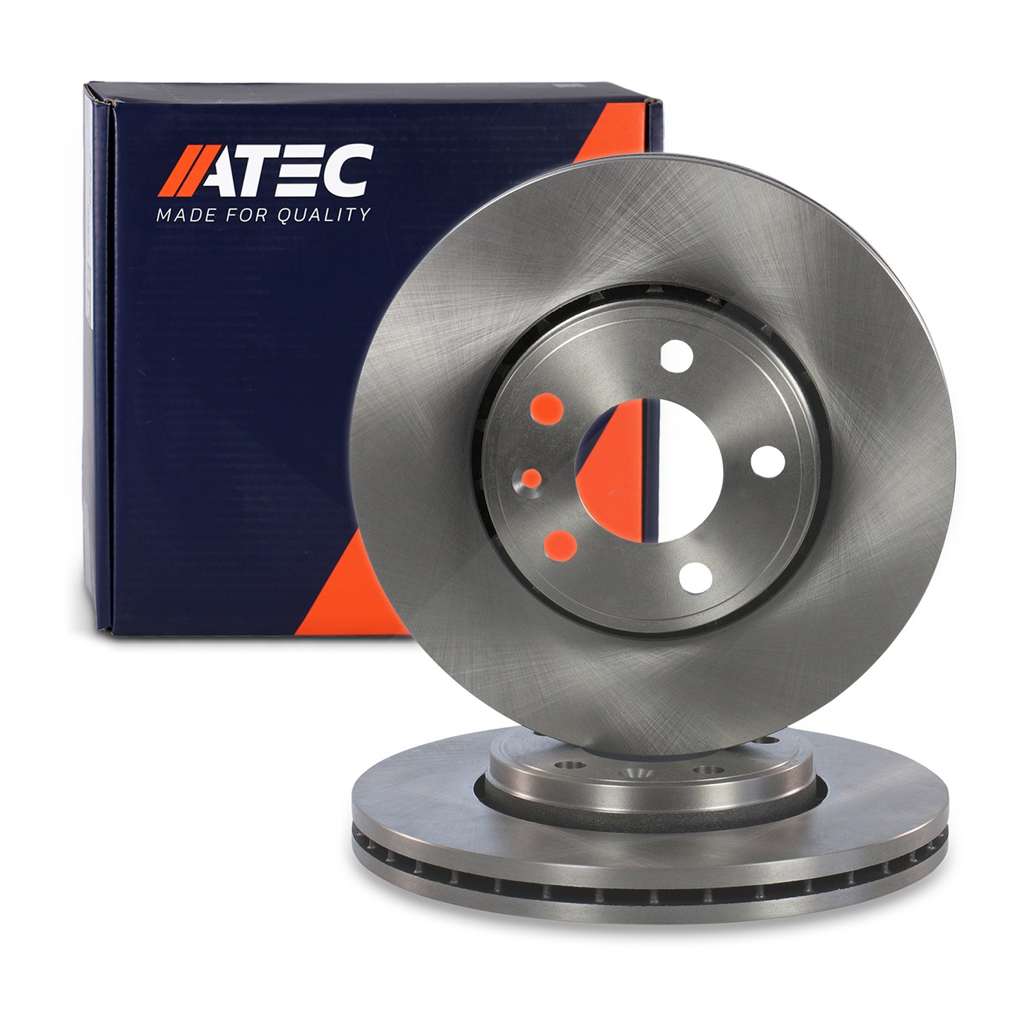 Atec Bremsscheibe vorne BELÜFTET [Hersteller-Nr. 10601285] für Vauxhall, Nissan, Renault, Opel