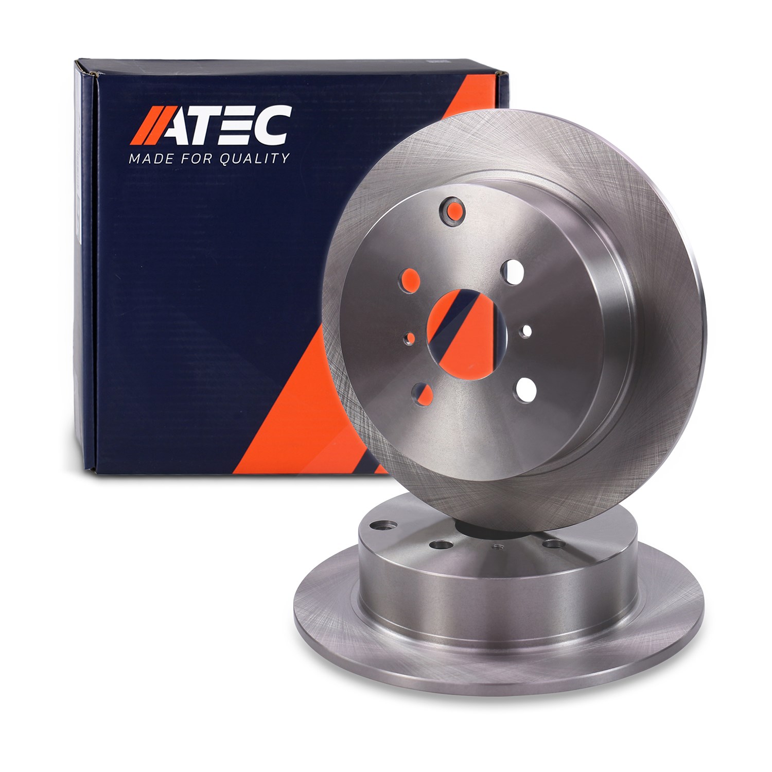 Atec Bremsscheibe Hinterachse Voll [Hersteller-Nr. 10601378] für Toyota