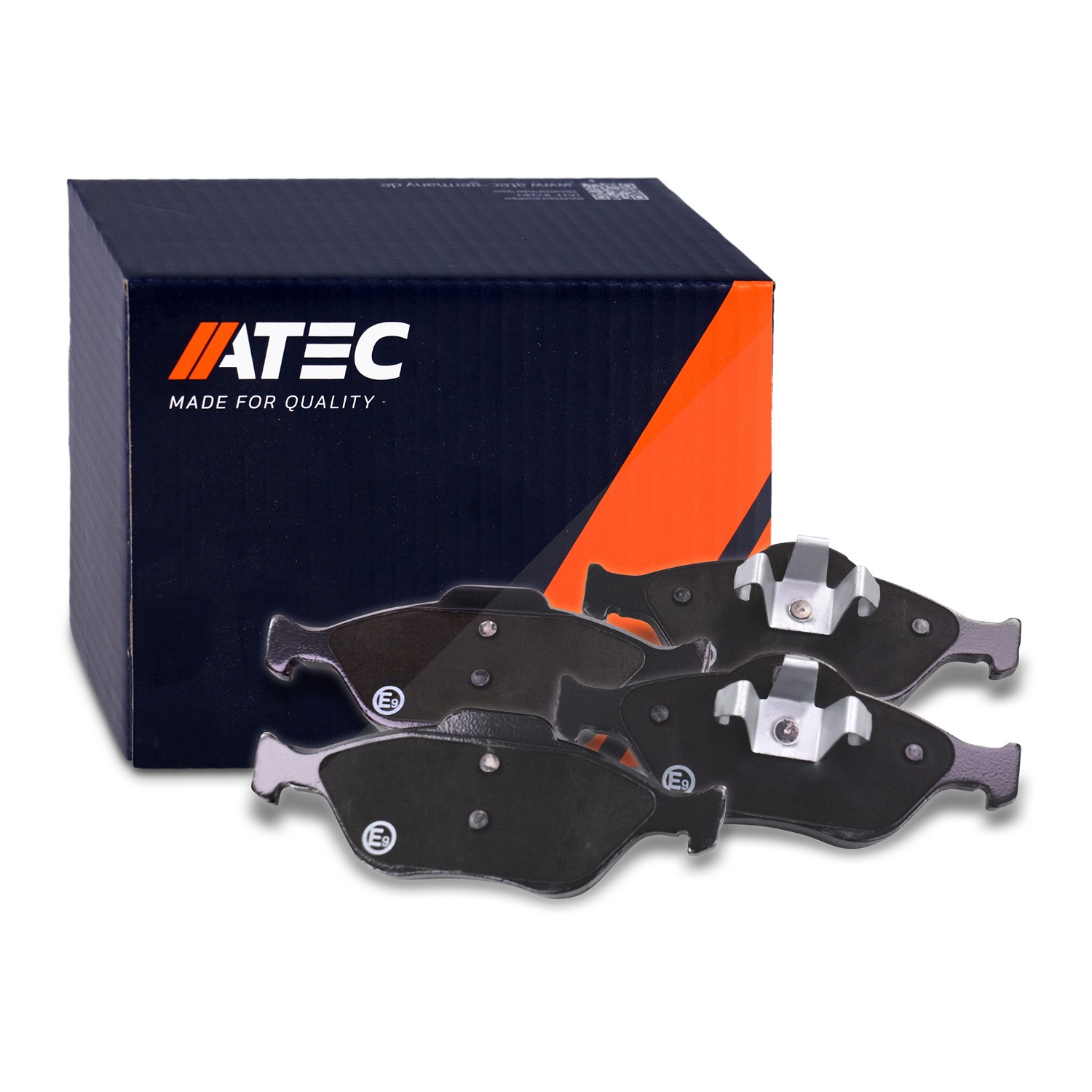 Atec Bremsbeläge vorne (Satz) [Hersteller-Nr. 10601456] für Ford, Mazda, Toyota