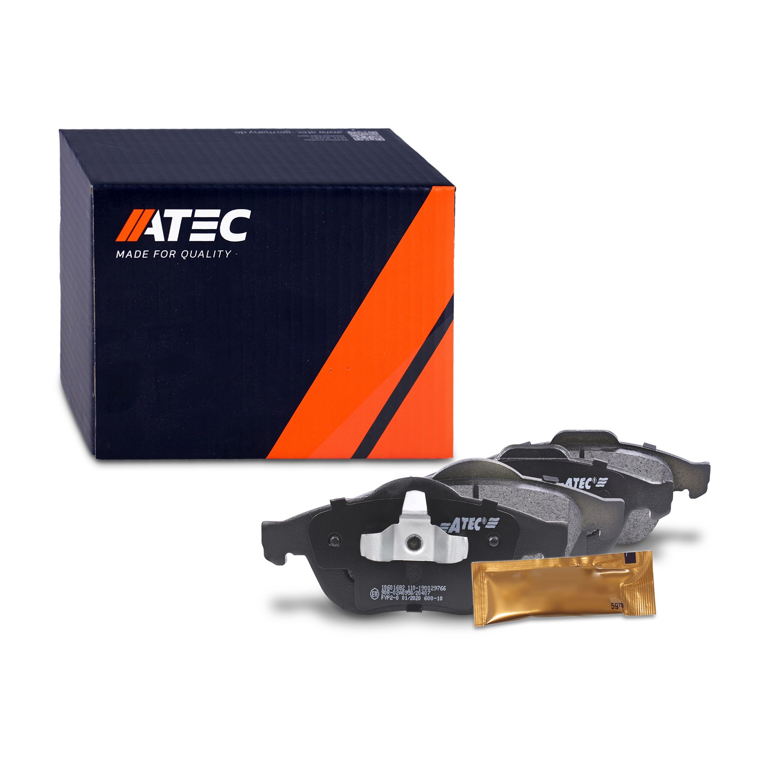 Atec Bremsbeläge vorne (Satz) [Hersteller-Nr. 10601682] für Renault