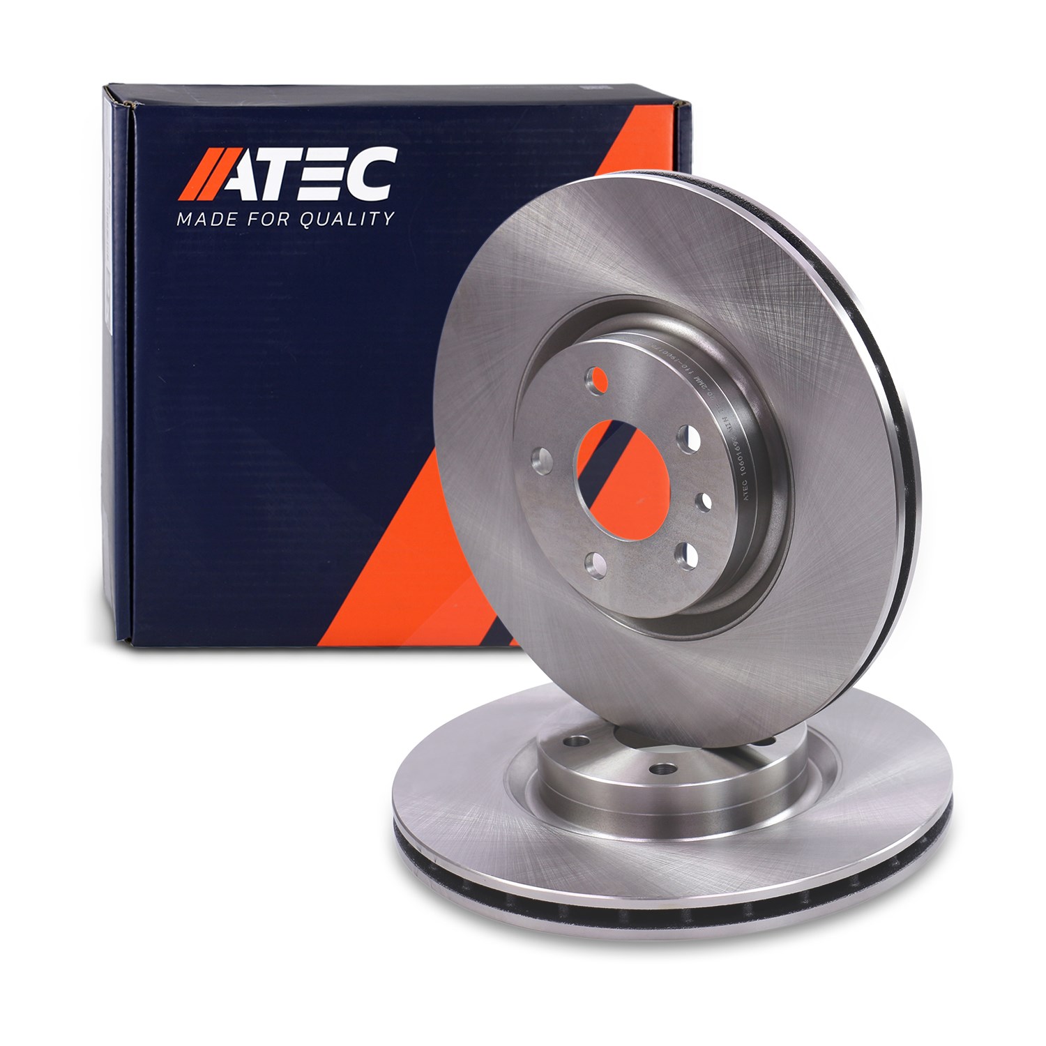 Atec Bremsscheibe Vorderachse Belüftet [Hersteller-Nr. 10601693] für Vauxhall, Fiat, Lancia, Alfa Romeo, Opel