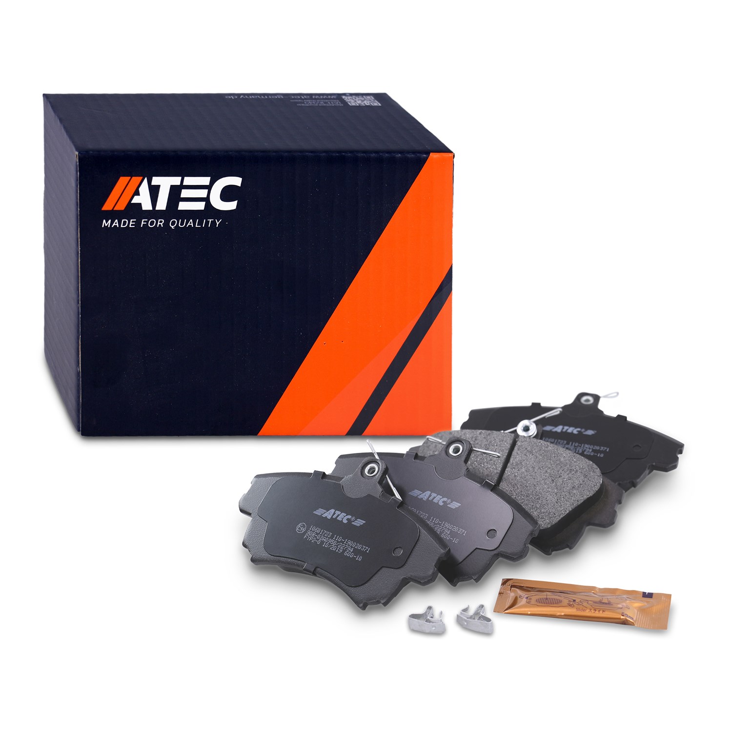 Atec Bremsbeläge vorne (Satz) [Hersteller-Nr. 10601723] für Volvo, Mitsubishi