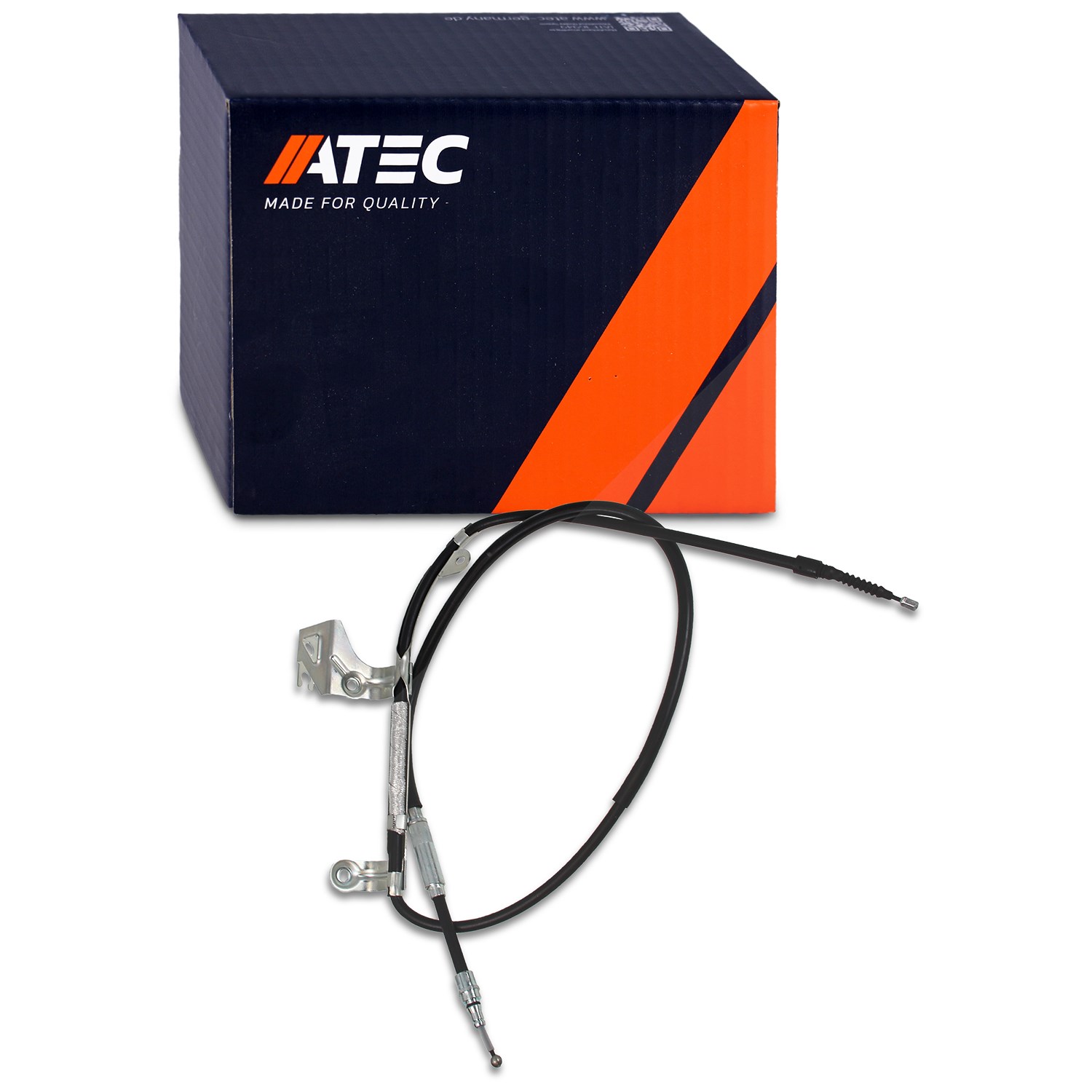 Atec 1x Handbremsseil Scheibenbremse Hinterachse [Hersteller-Nr. 10601769] für VW