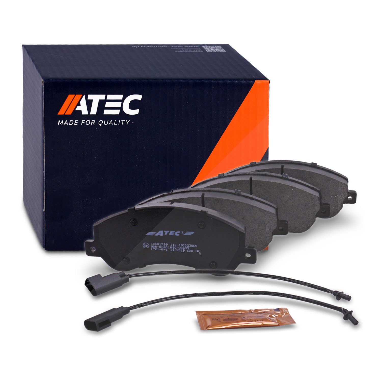 Atec Bremsbeläge vorne (Satz) [Hersteller-Nr. 10601799] für Ford, VW