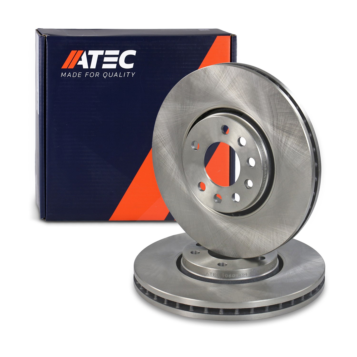 Atec Bremsscheibe Vorderachse Belüftet [Hersteller-Nr. 10601821] für Chevrolet, Saab, Cadillac, Vauxhall, Opel