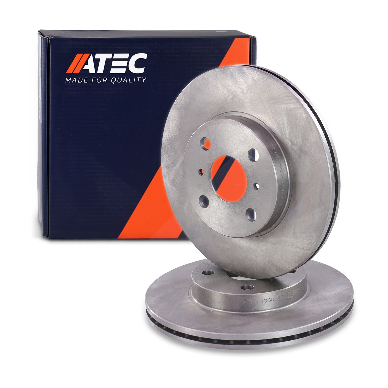 Atec Bremsscheibe Vorderachse Belüftet [Hersteller-Nr. 10601970] für Toyota