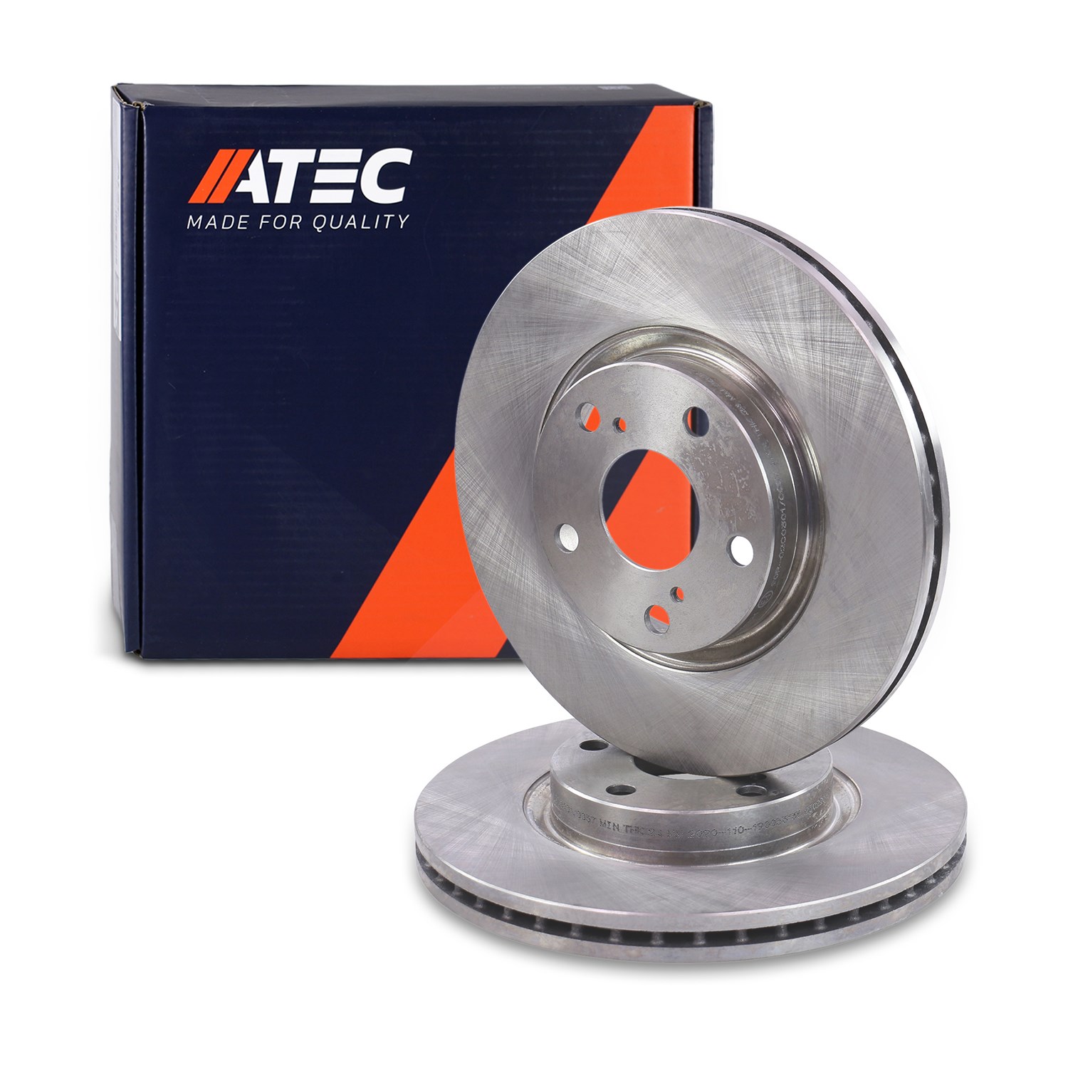 Atec Bremsscheibe Vorderachse Belüftet [Hersteller-Nr. 10602221] für Toyota