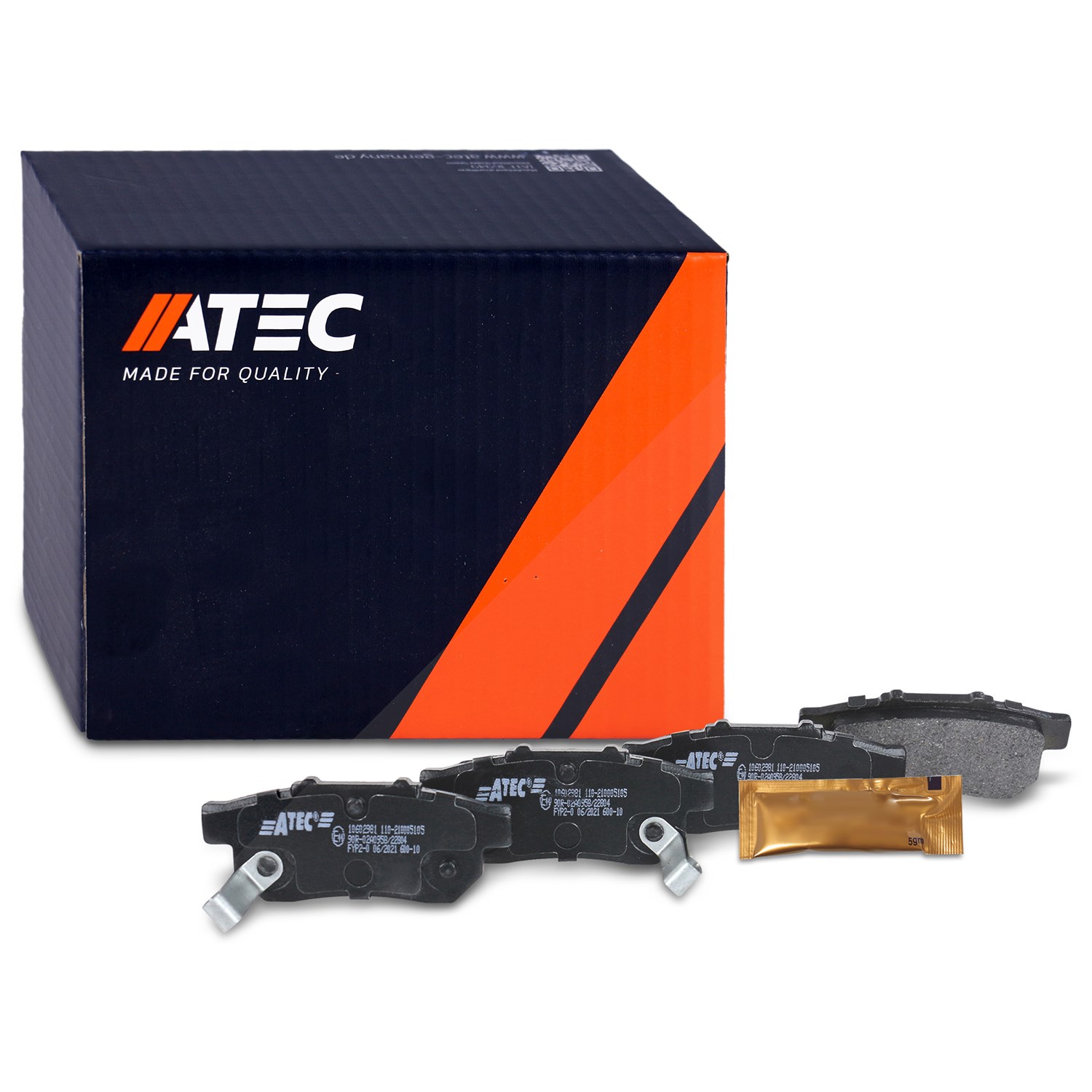 Atec Bremsbeläge vorne (Satz) [Hersteller-Nr. 10602227] für Mazda
