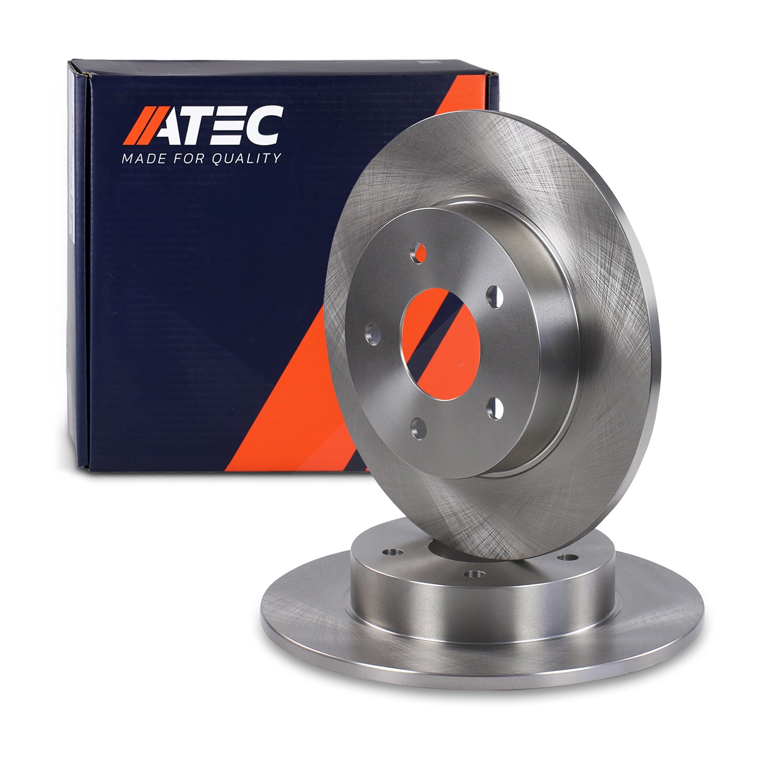 Atec Bremsscheibe Hinterachse Voll [Hersteller-Nr. 10602322] für Nissan