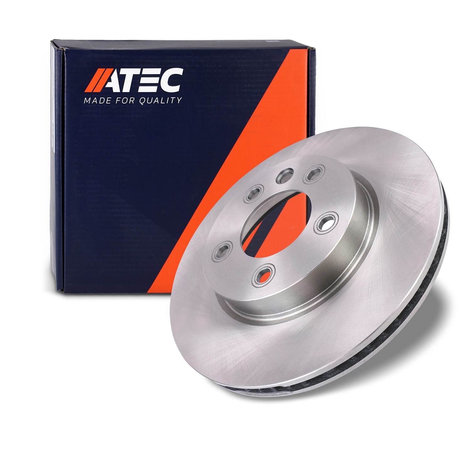 Atec 1x Bremsscheibe Vorderachse Belüftet rechts [Hersteller-Nr. 10602894] für Porsche, VW