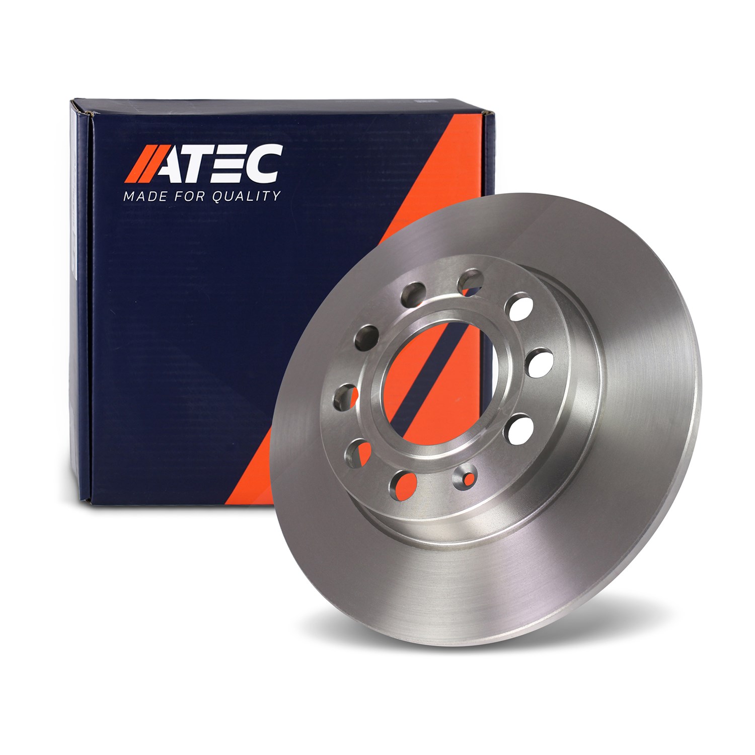 Atec Bremsscheibe Hinterachse Voll [Hersteller-Nr. 10602929] für Audi, Seat