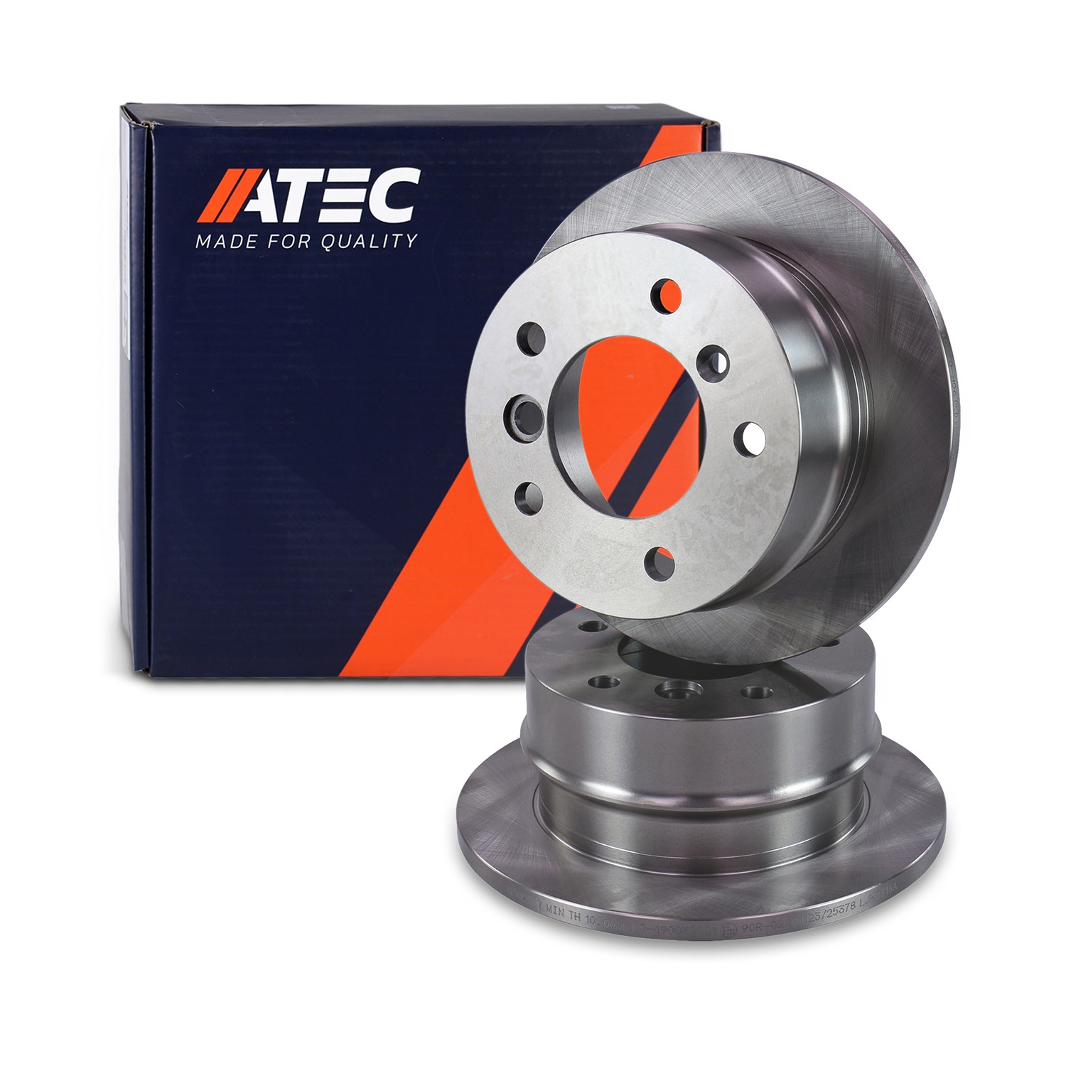 Atec Bremsscheibe Hinterachse Voll [Hersteller-Nr. 10602977] für Mercedes-Benz, VW