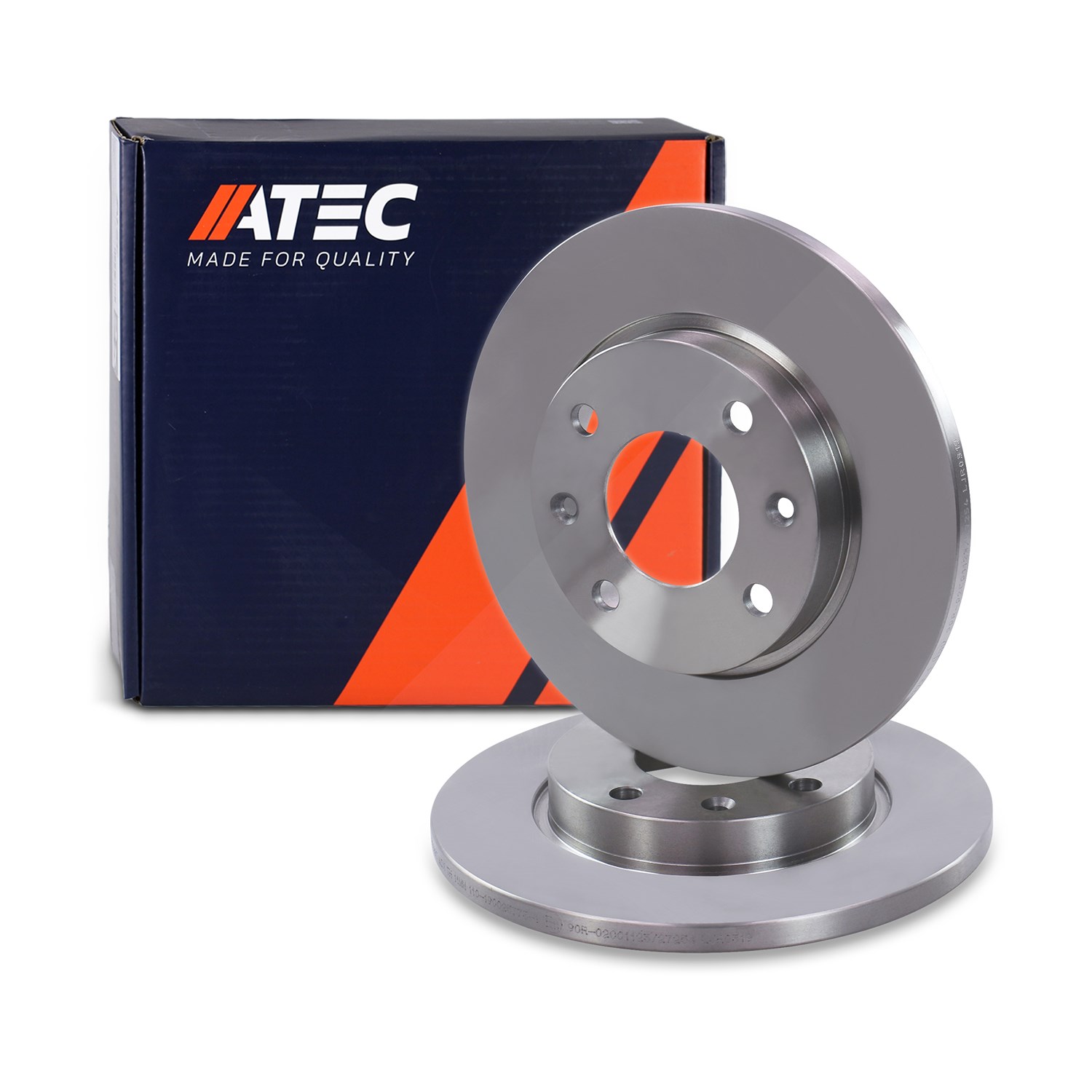 Atec Bremsscheibe Vorderachse Voll [Hersteller-Nr. 10602997] für Citroën, Peugeot