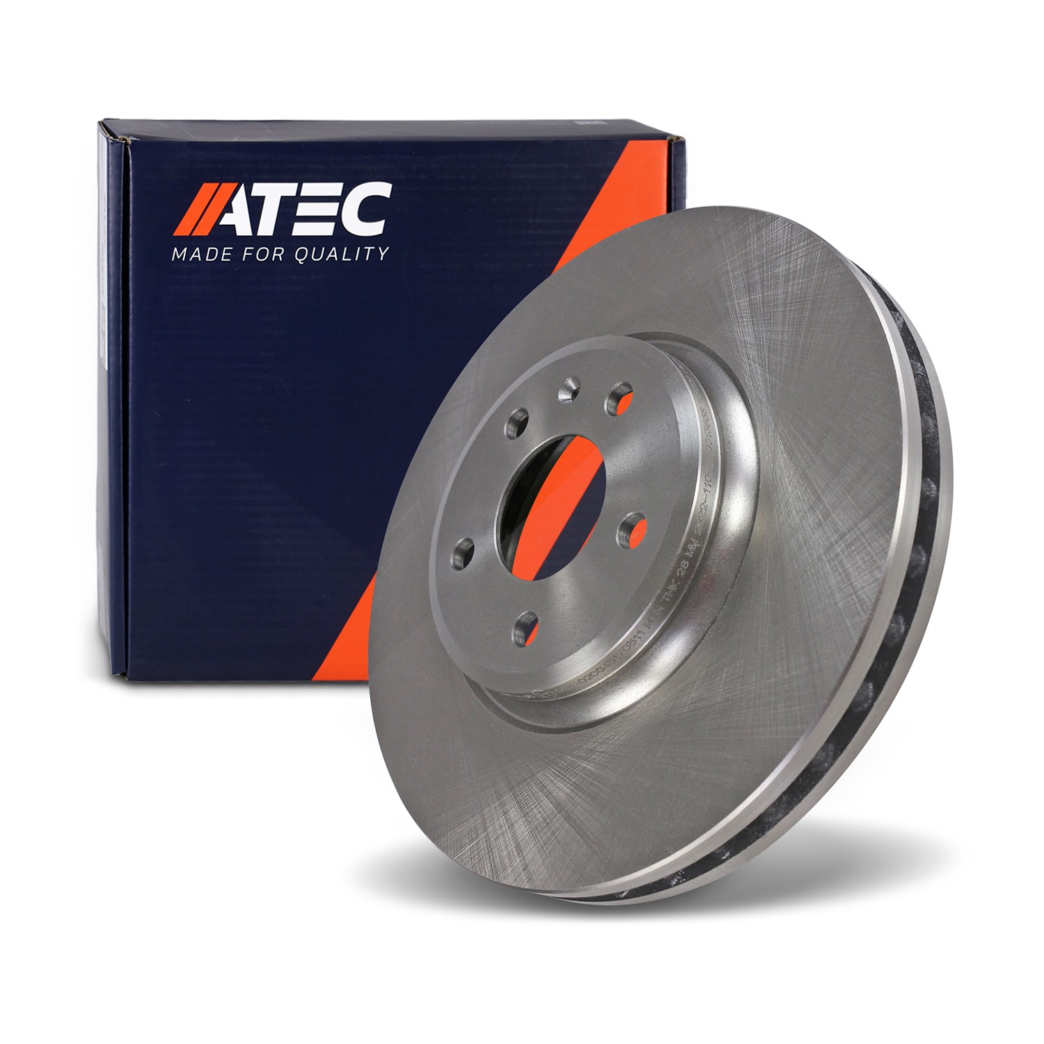 Atec 1x Bremsscheibe Vorderachse Belüftet [Hersteller-Nr. 10603143] für Audi