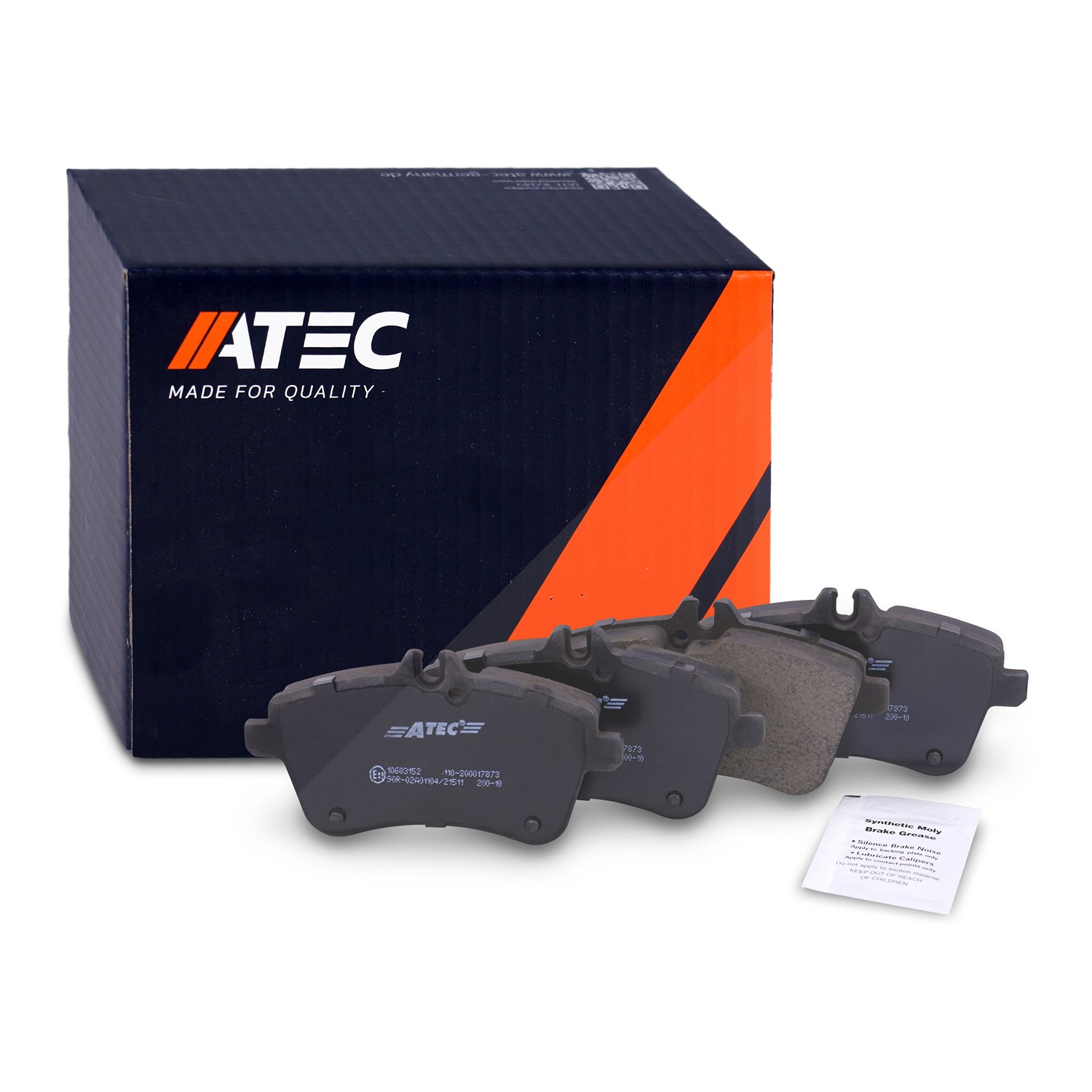 Atec Bremsbeläge vorne (Satz) [Hersteller-Nr. 10603152] für Mercedes-Benz