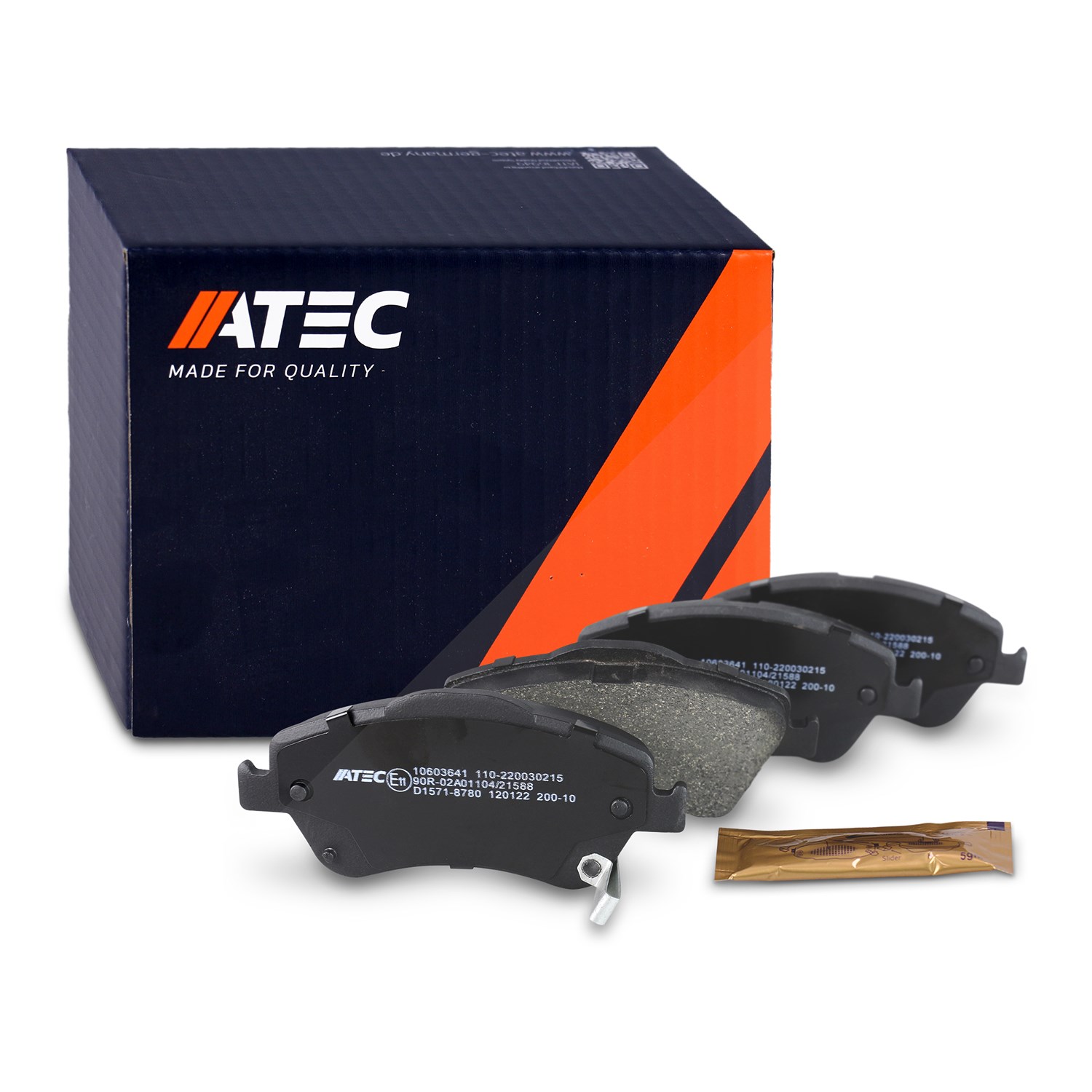 Atec Bremsbeläge vorne (Satz) [Hersteller-Nr. 10603641] für Toyota