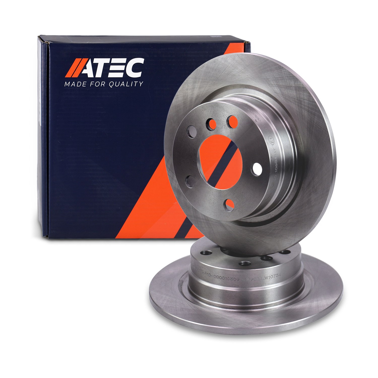 Atec Bremsscheibe Hinterachse Voll [Hersteller-Nr. 10604817] für BMW