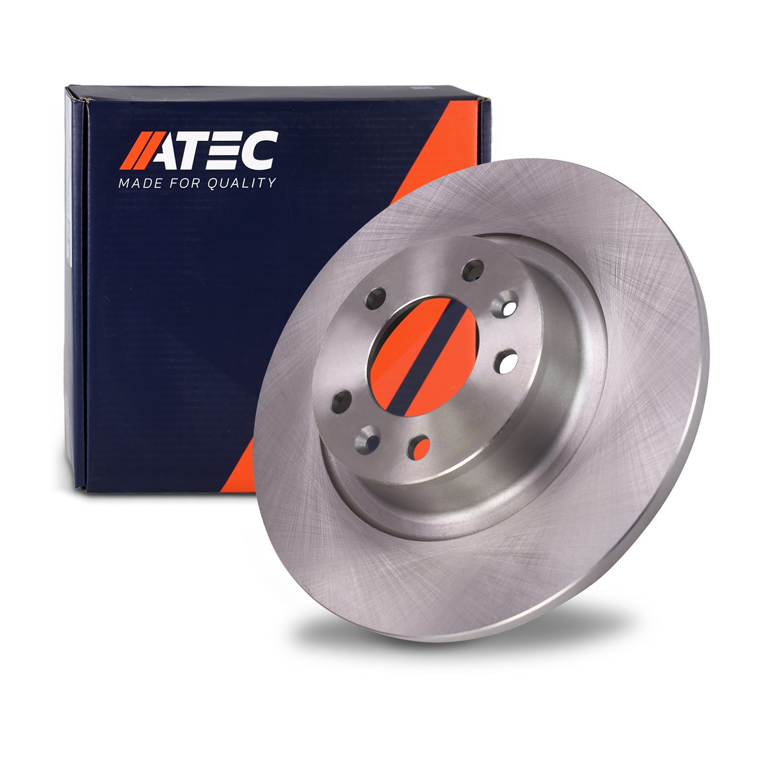 Atec Bremsscheibe Hinterachse Voll [Hersteller-Nr. 10604970] für Toyota, Fiat, Peugeot, Citroën