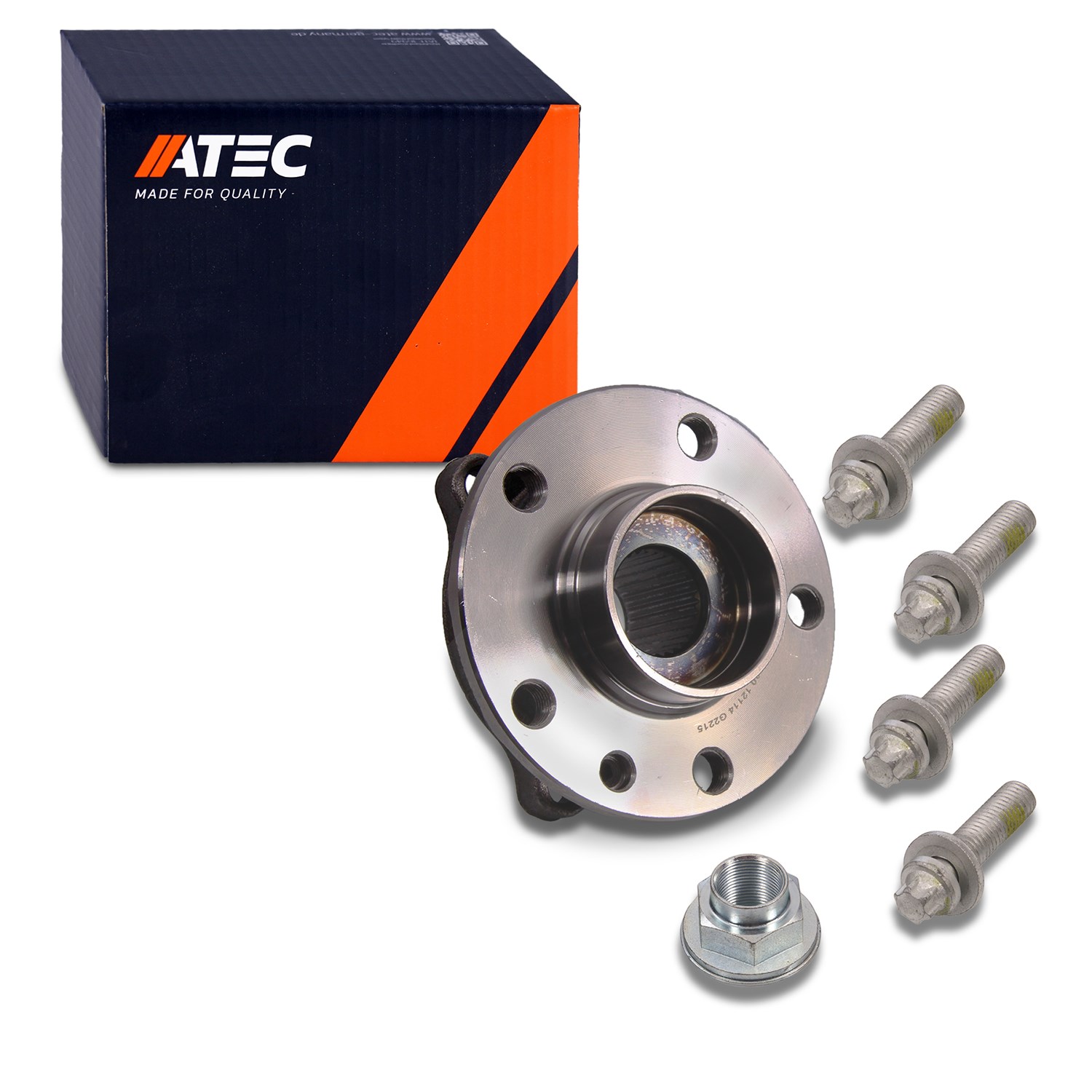 Atec Radlagersatz inkl. Radnabe vorne/hinten [Hersteller-Nr. 10684408] für Alfa Romeo
