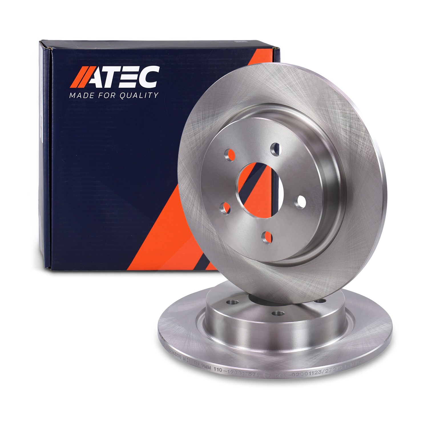 Atec Bremsscheibe Hinterachse Voll [Hersteller-Nr. 30304855] für Volvo, Ford