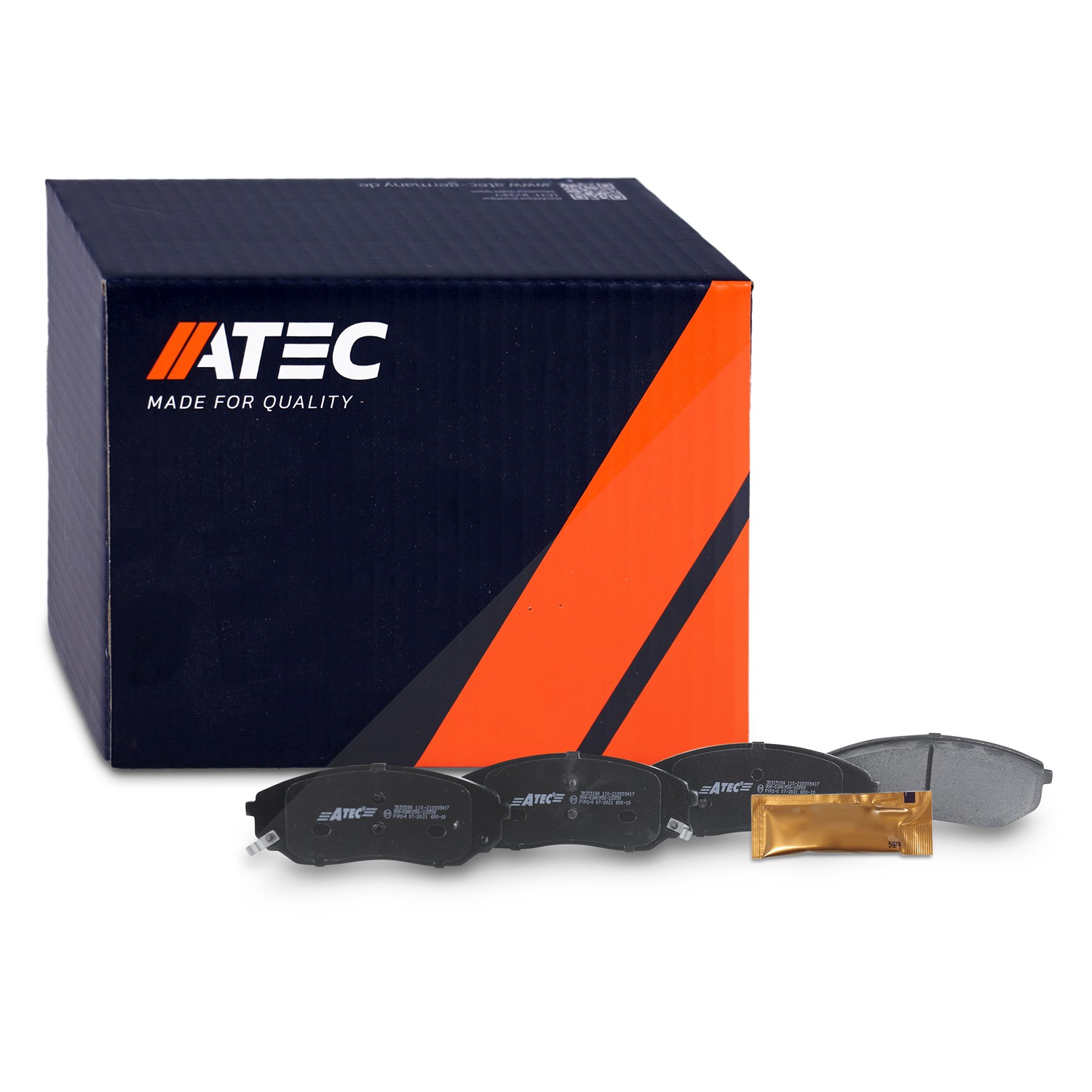 Atec Bremsbeläge vorne (Satz) [Hersteller-Nr. 30315184] für Kia
