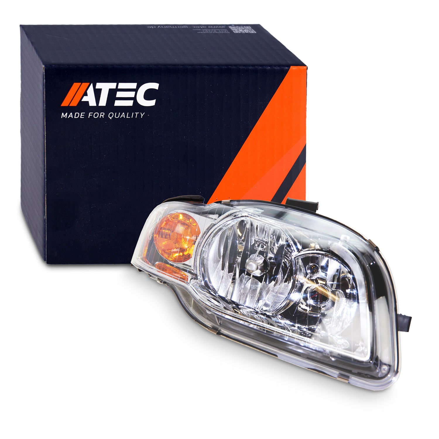 Atec Scheinwerfer H7/H7 mit Stellmotor für LWR [Hersteller-Nr. 30322857] für Audi