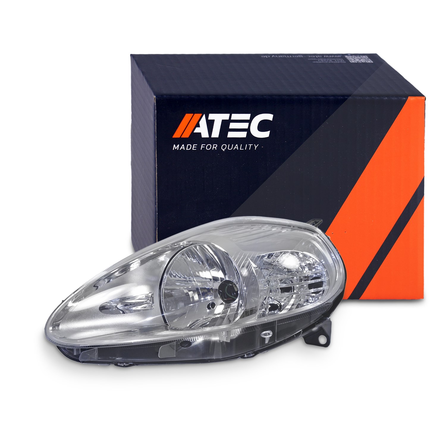 Atec Scheinwerfer H4 mit Stellmotor [Hersteller-Nr. 30324889] für Abarth, Fiat