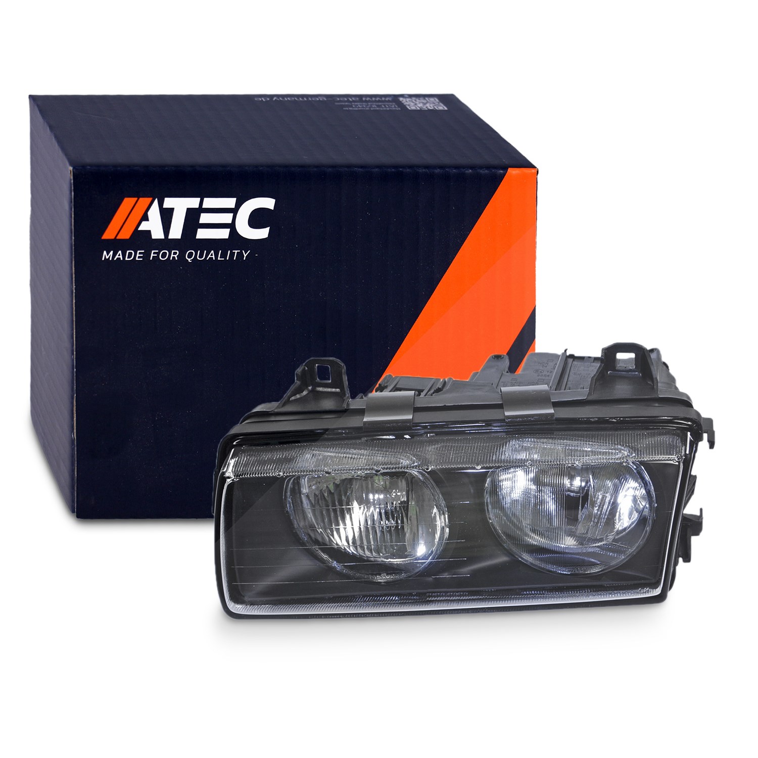 Atec Scheinwerfer H7/H7 mit/ohne LWR ohne Stellmotor [Hersteller-Nr. 30331051] für BMW