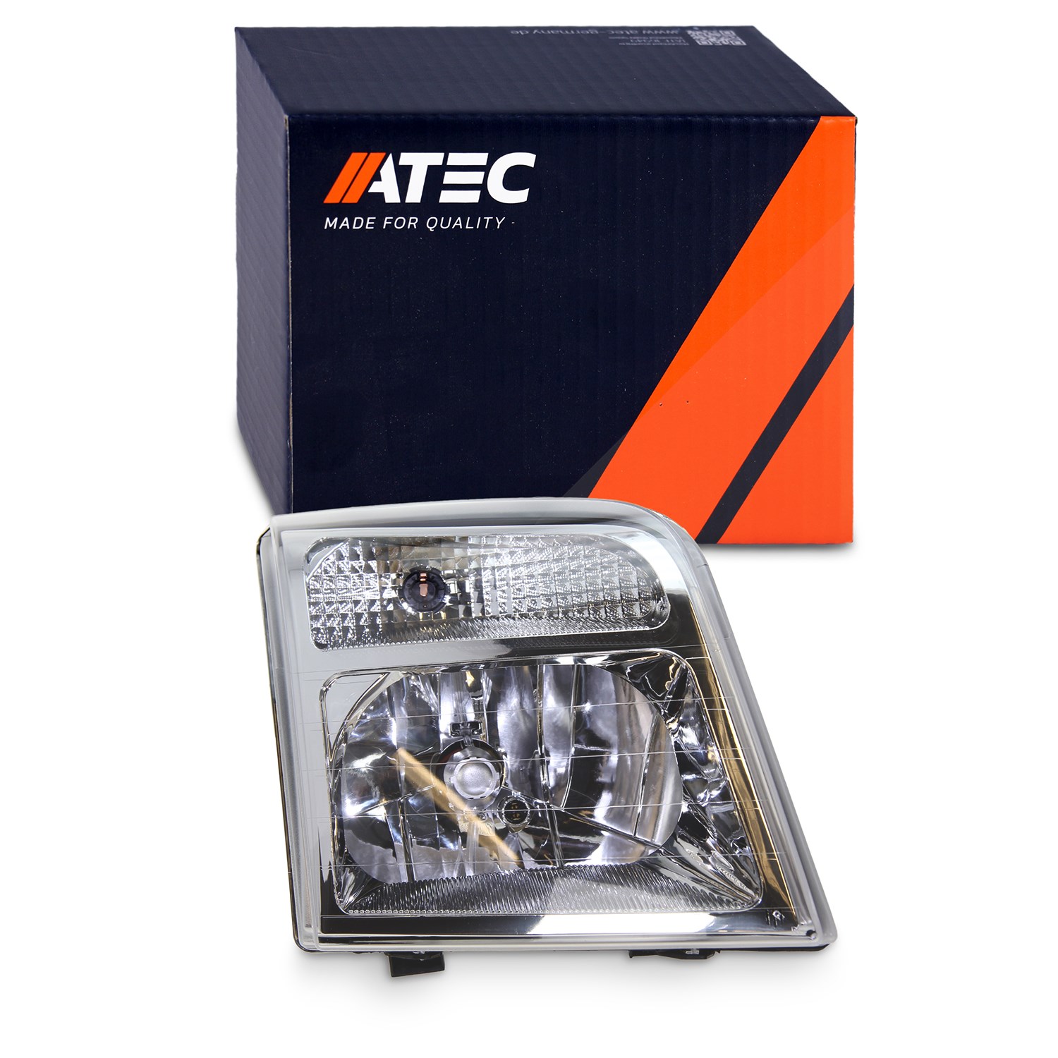 Atec Scheinwerfer H4 mit Stellmotor für LWR [Hersteller-Nr. 30337849] für Ford