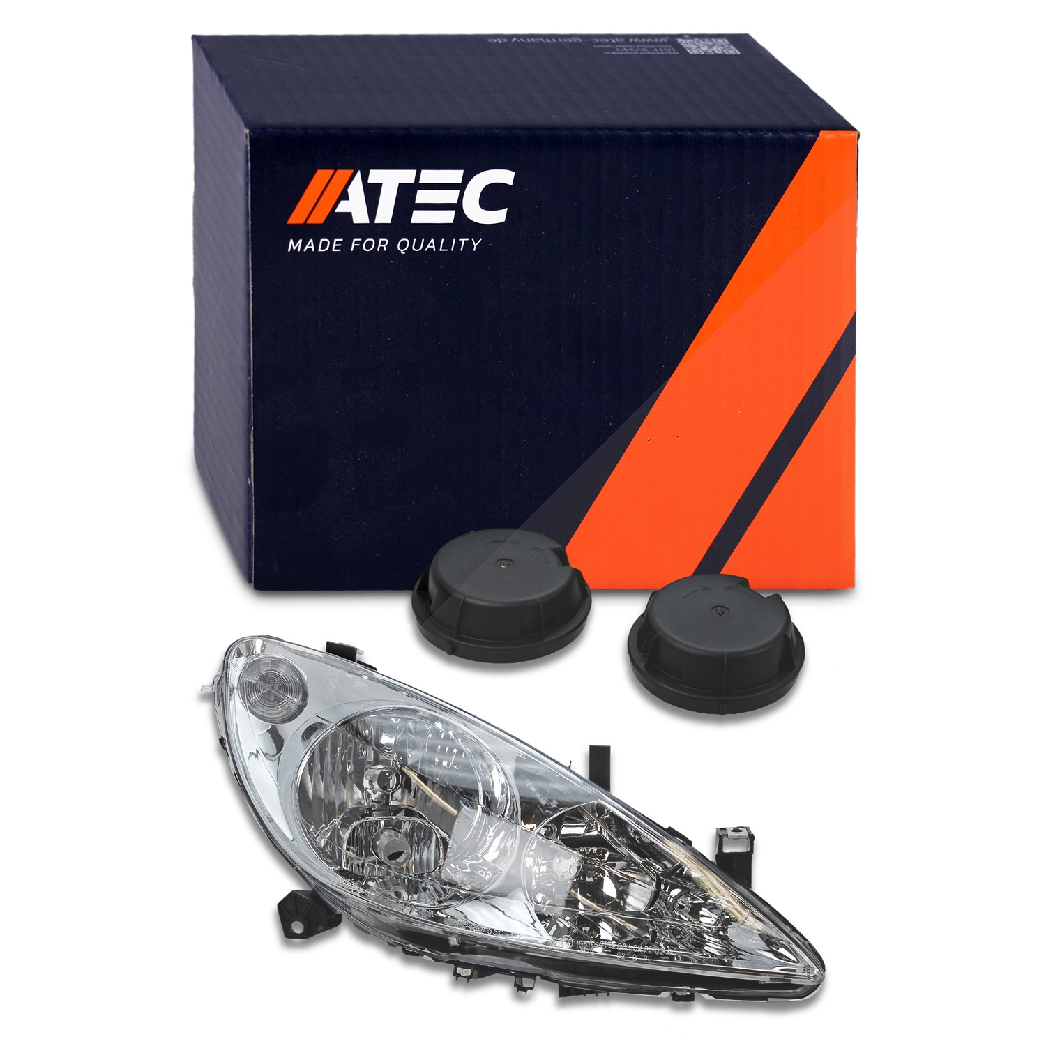 Atec Scheinwerfer H7/H1/H1 mit NSW [Hersteller-Nr. 30338610] für Peugeot