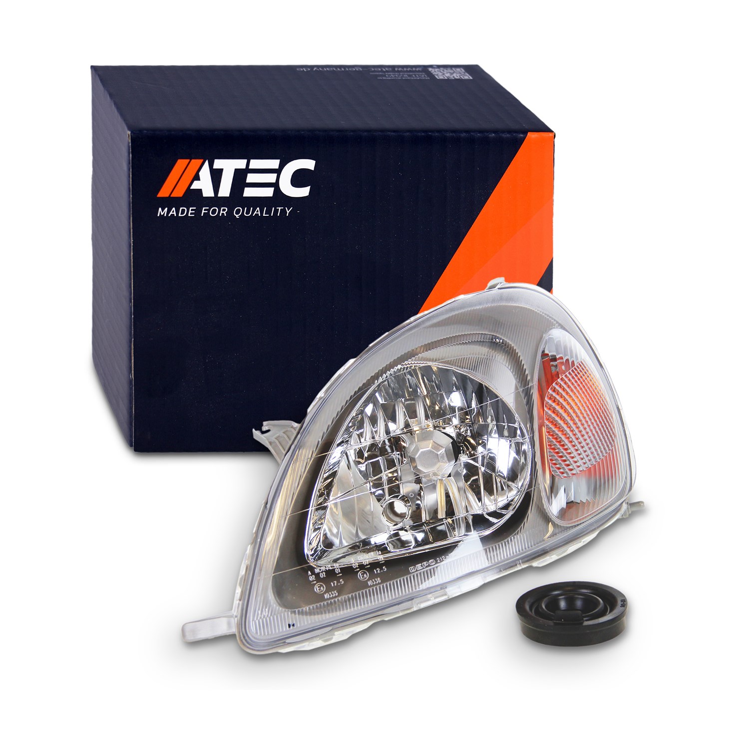 Atec Scheinwerfer H4 mit Stellmotor ICHIKOH [Hersteller-Nr. 30350451] für Toyota