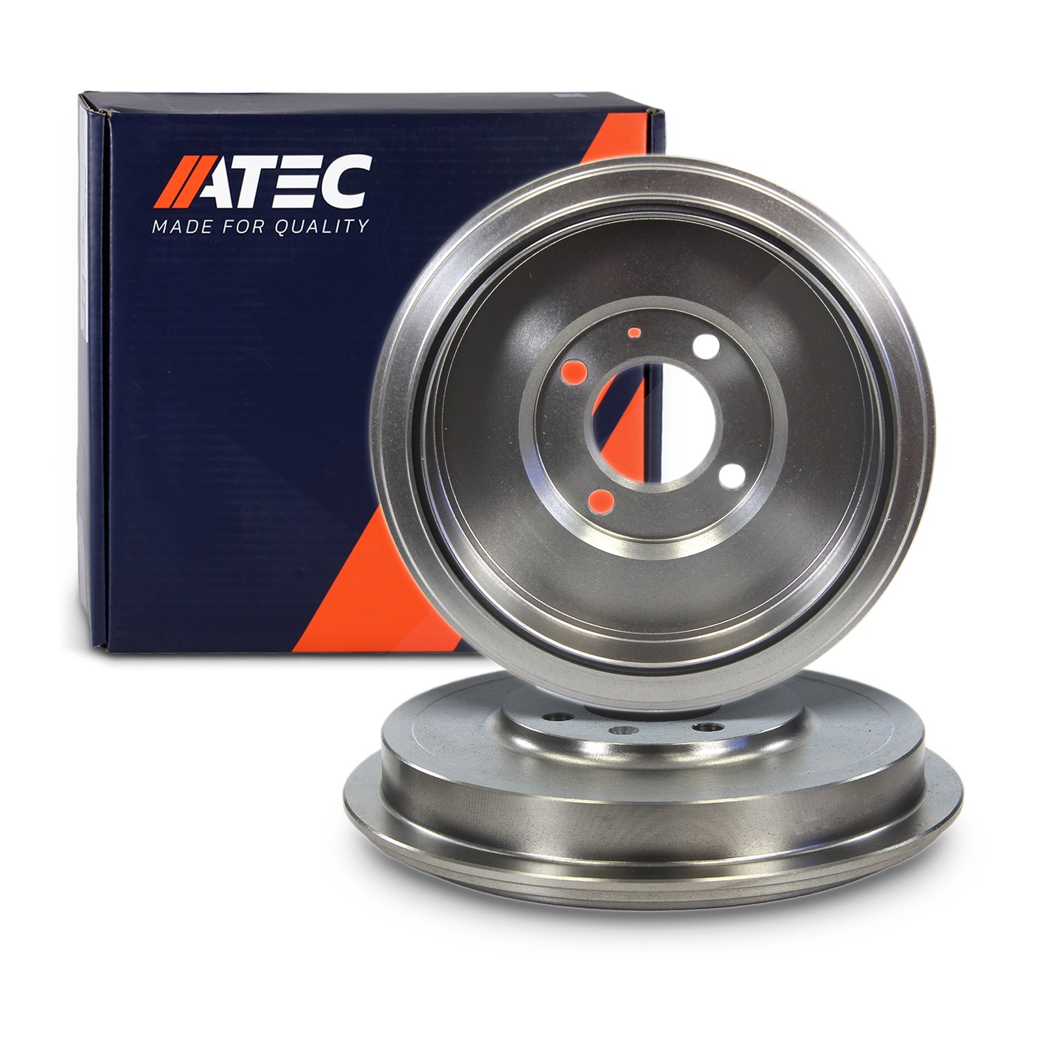 Atec 1x Bremstrommel hinten [Hersteller-Nr. 30393876] für Seat, VW