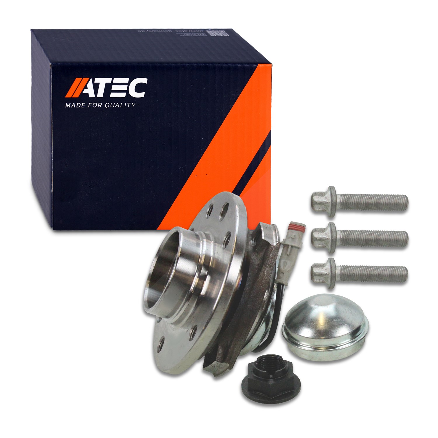 Atec Radlagersatz inkl. Radnabe Vorderachse [Hersteller-Nr. 30400887] für Vauxhall, Opel