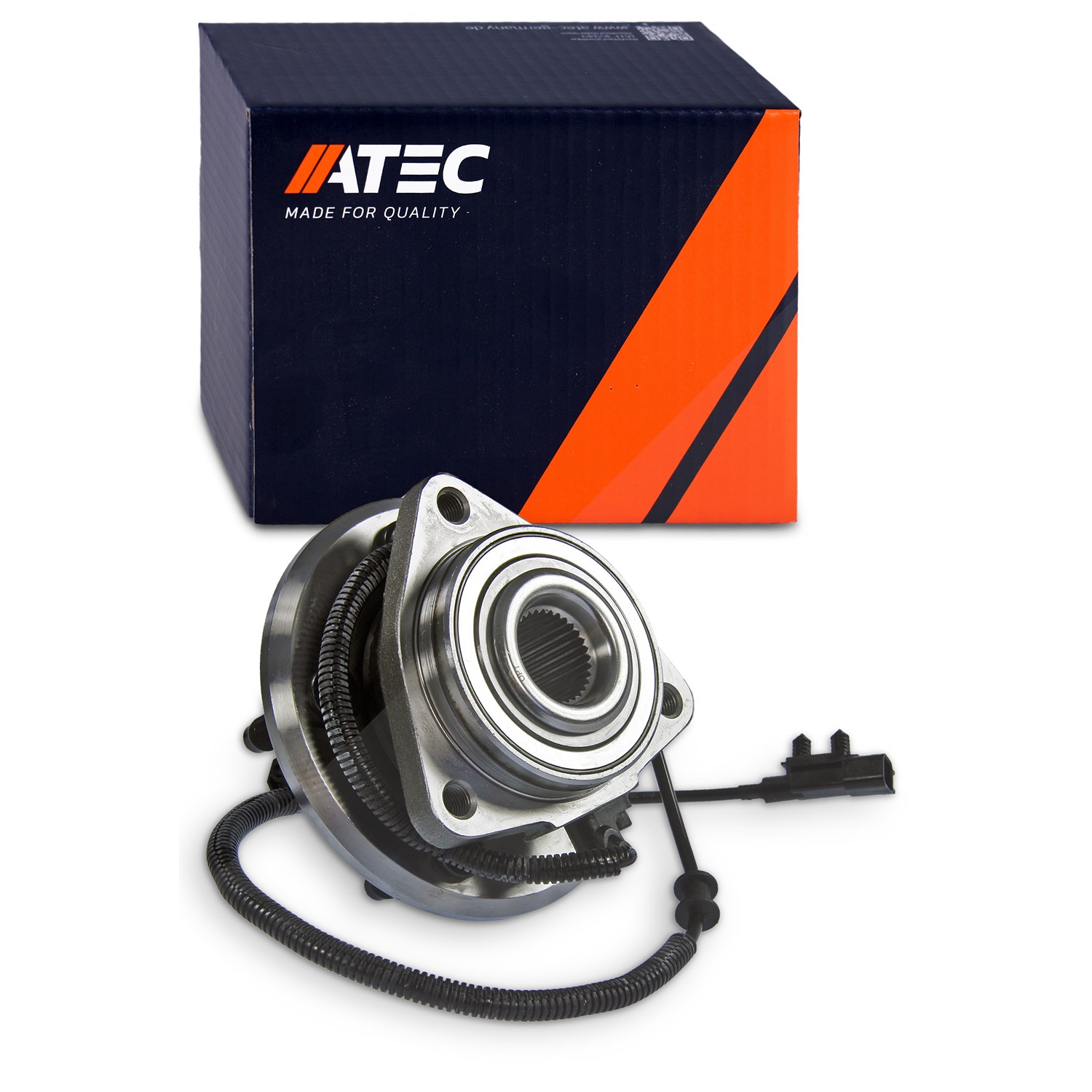 Atec Radlagersatz inkl Radnabe Vorderachse [Hersteller-Nr. 30677164] für Dodge, Jeep