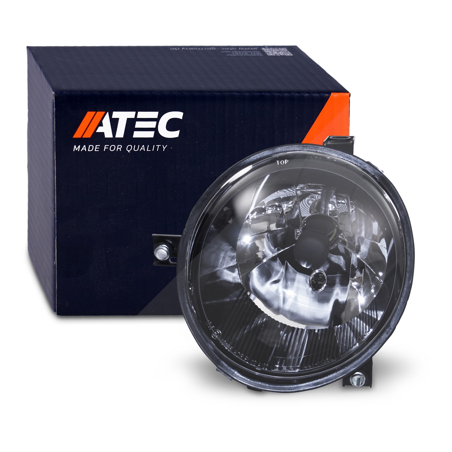 Atec Scheinwerfer H4 schwarz elektr. LWR [Hersteller-Nr. 34001011] für VW