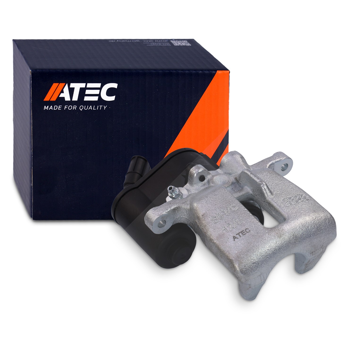 Atec Bremssattel mit Stellmotor hinten links [Hersteller-Nr. 34004493] für Audi